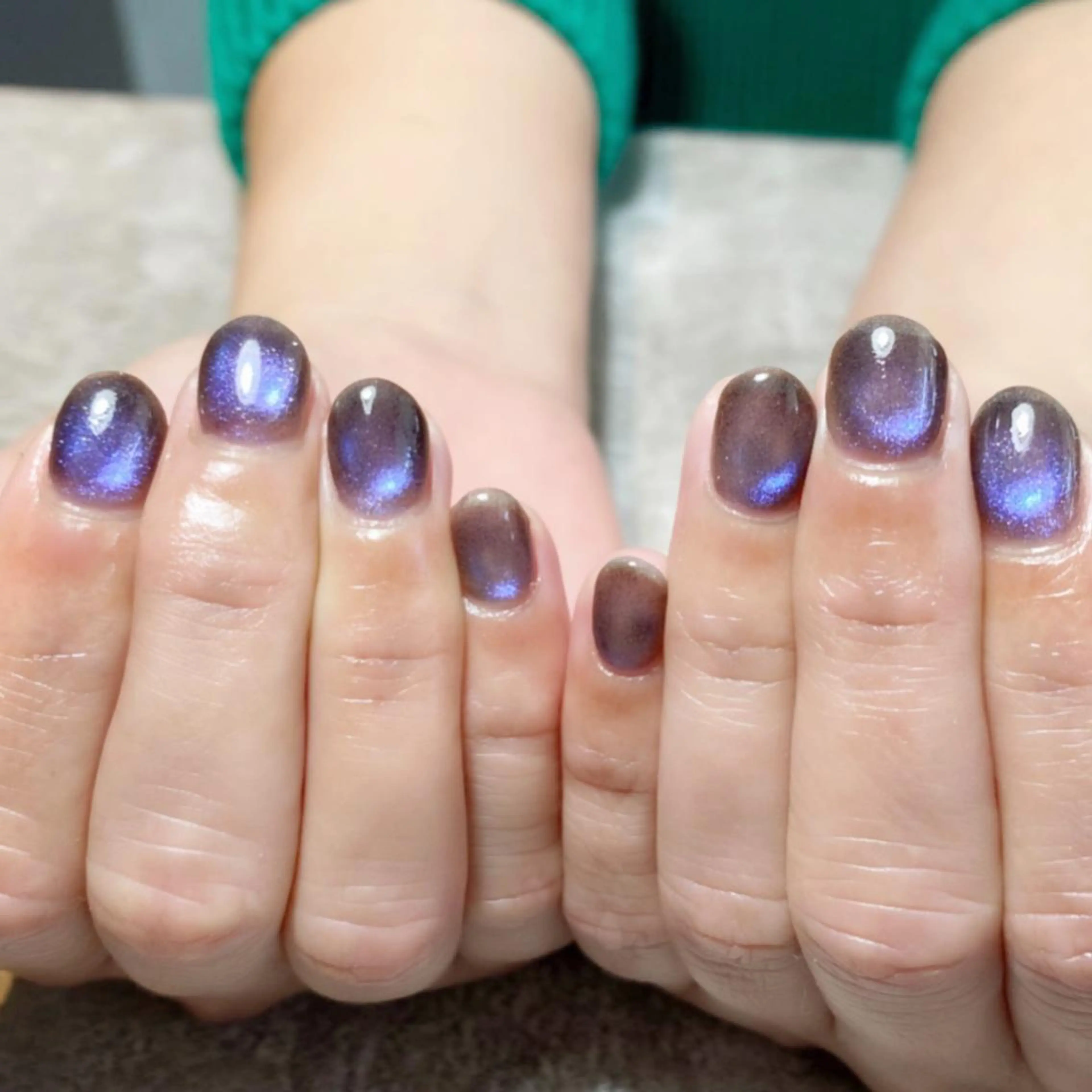 ネイル マグネットネイル salon de pipi.　okazaki所属・O. AKINAのネイルデザイン
