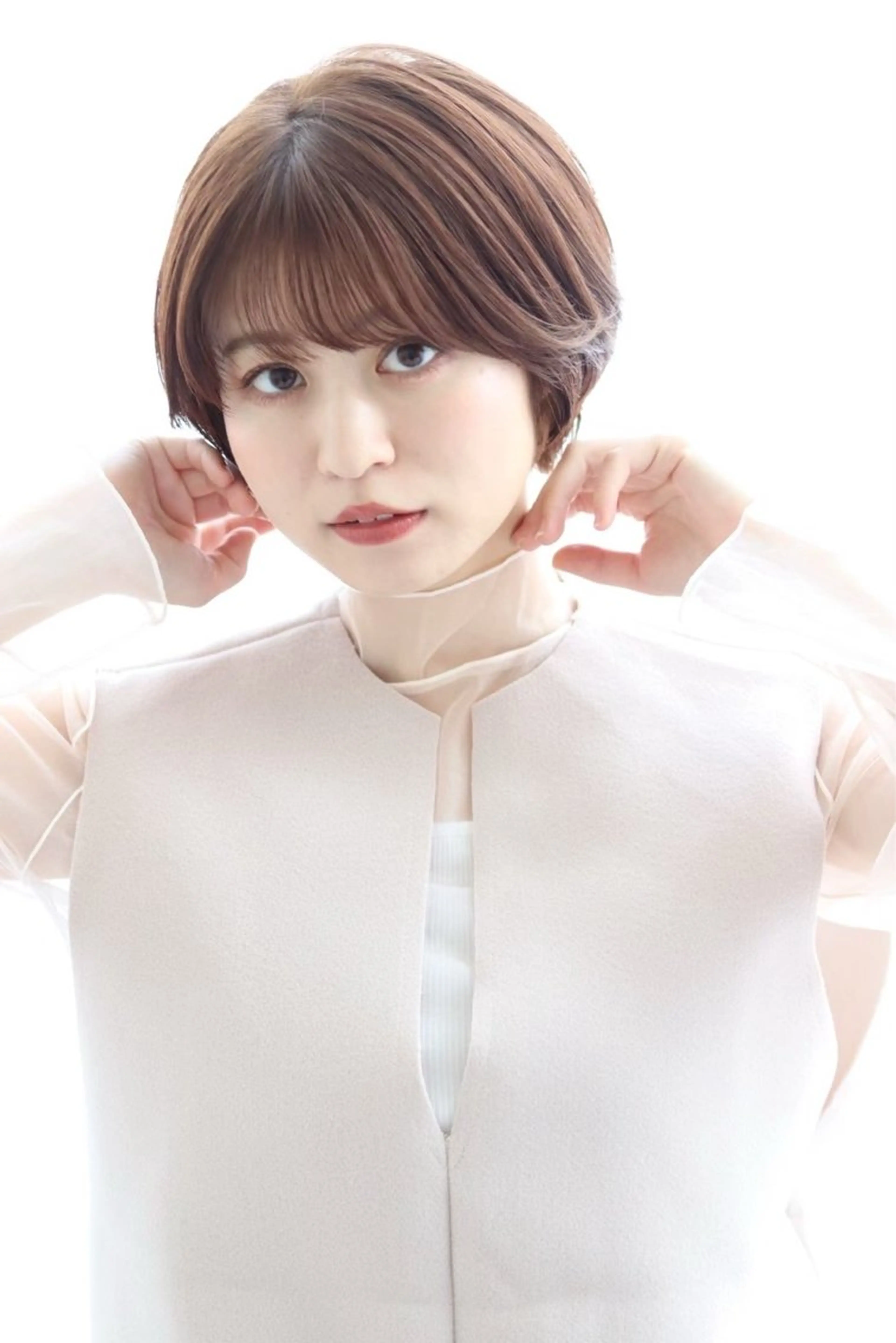 ショート ツヤ髪縮毛矯正🌈✨ 髙橋青心奏のヘアスタイル