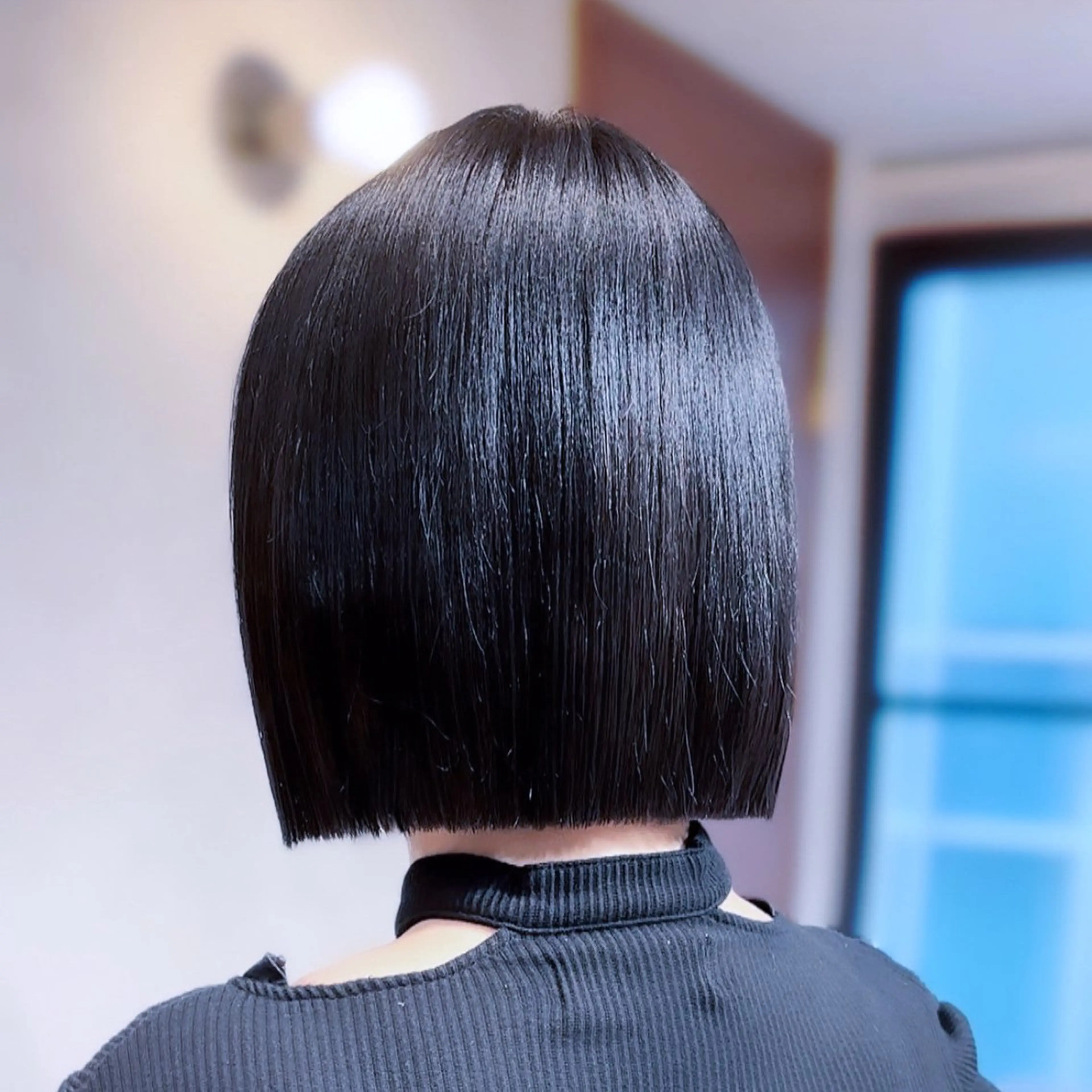 ミディアム カット 縮毛矯正 トリートメント 銀座/韓国レイヤー髪 質改善/RYUのヘアスタイル