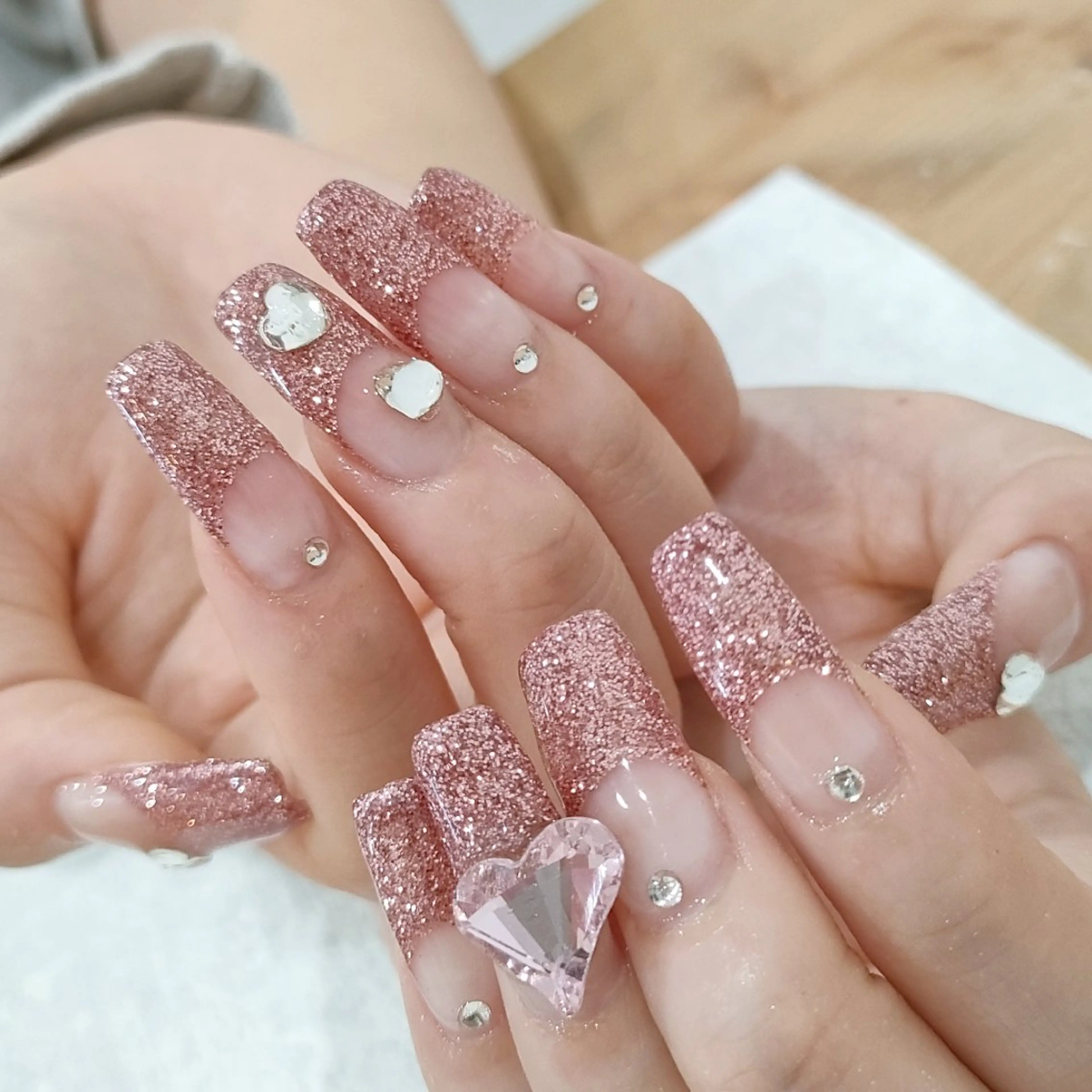 ♡オフあり♡フレンチ（ストーン10粒付き）の写真