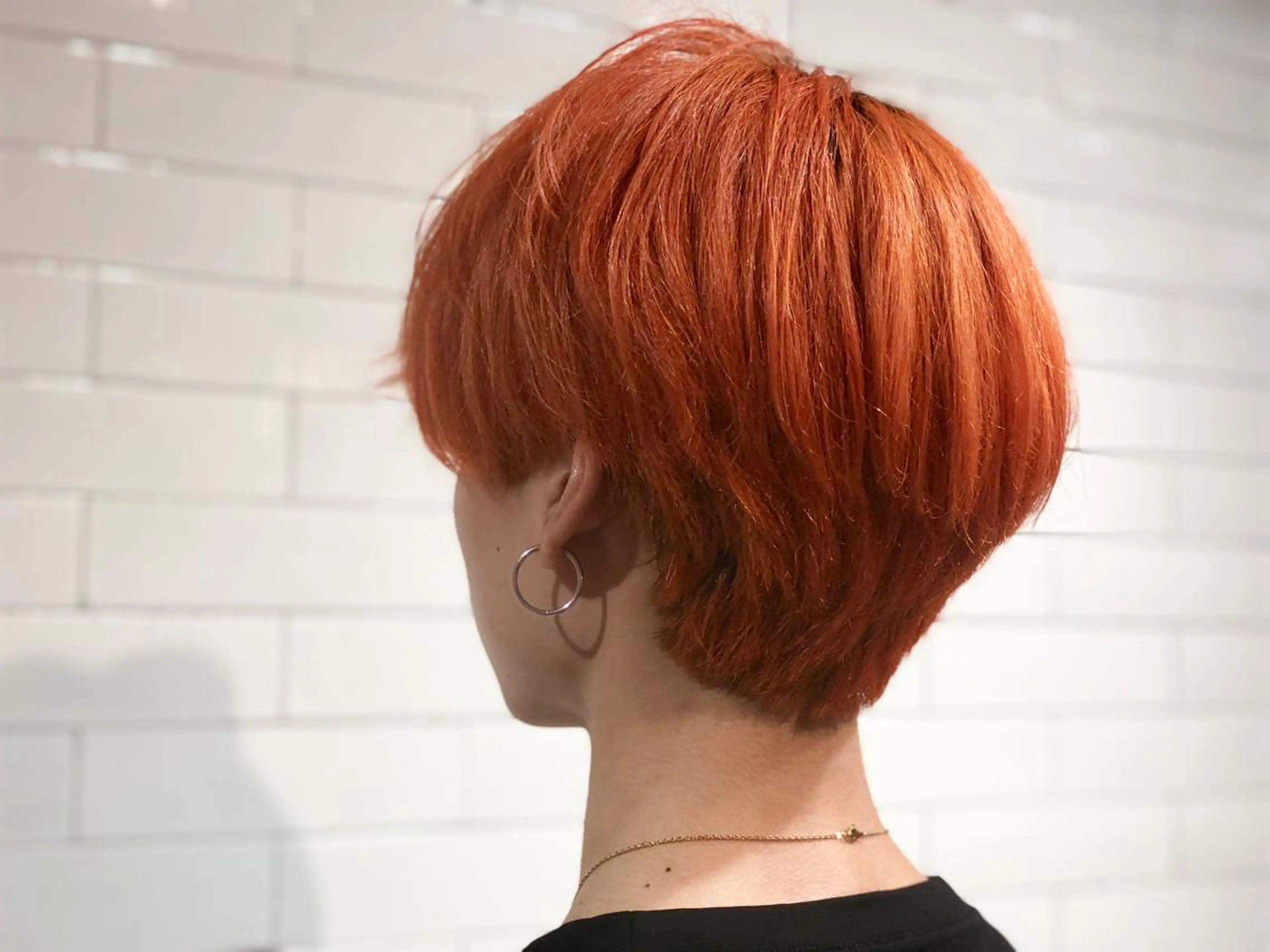 ショート カラー メンズ マッシュ 🤍髪質改善➕透明感 カラー🤍川上葵のヘアスタイル