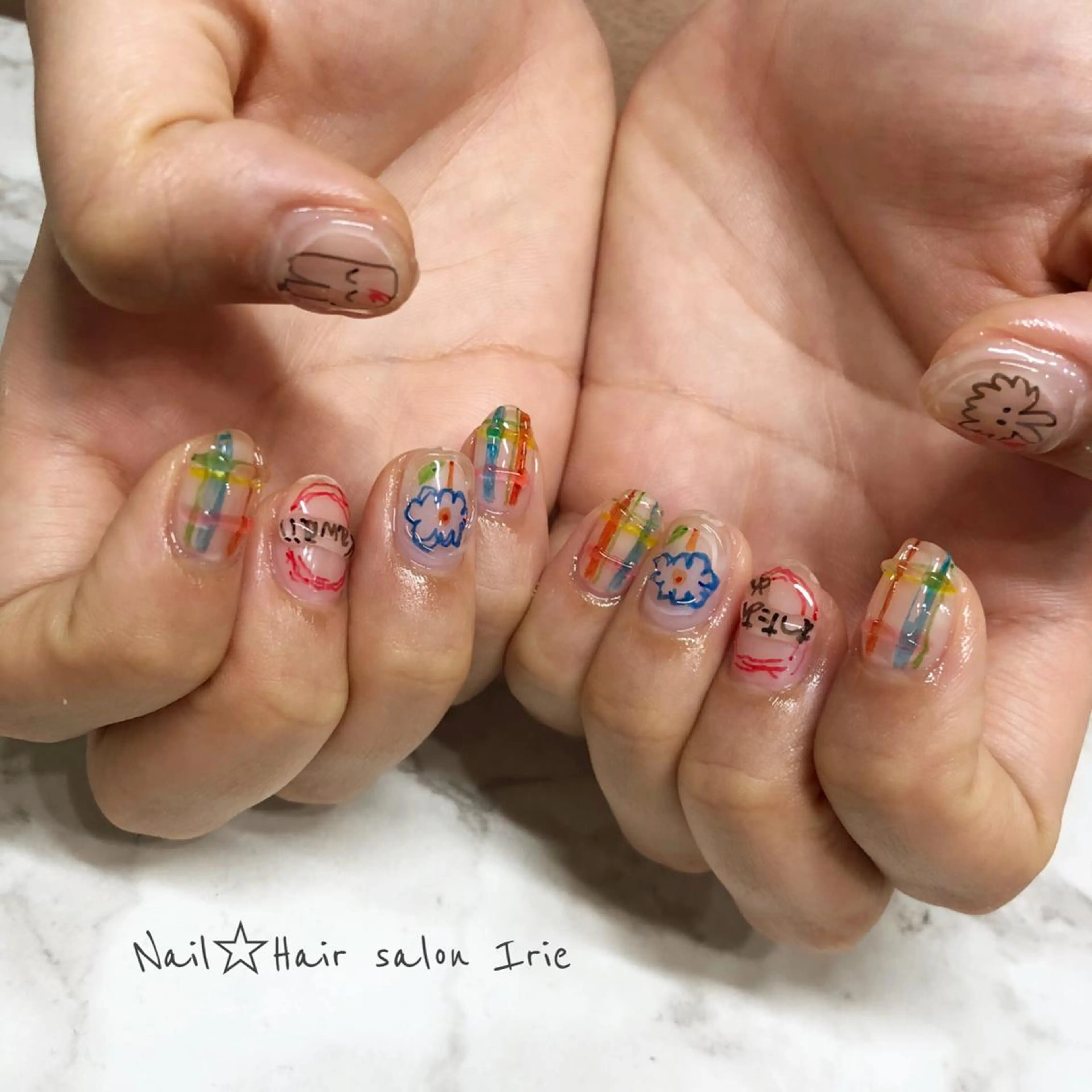 ネイル ハンドネイル Hair salon Irie所属・與儀 知佳のネイルデザイン