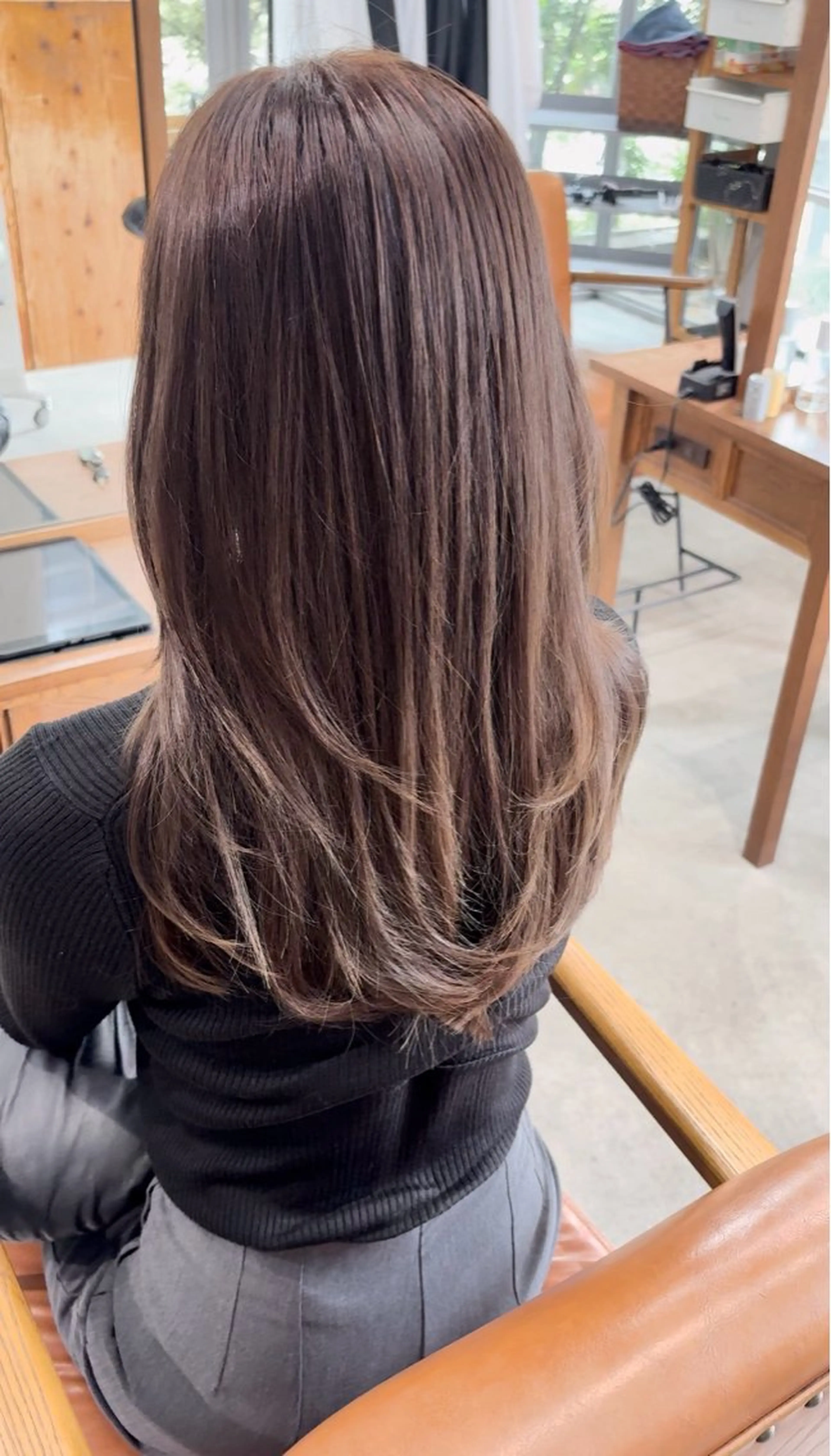 セミロング カット ヘアカラー トリートメント Nicoru*所属・SONO 【一宮】のヘアスタイル