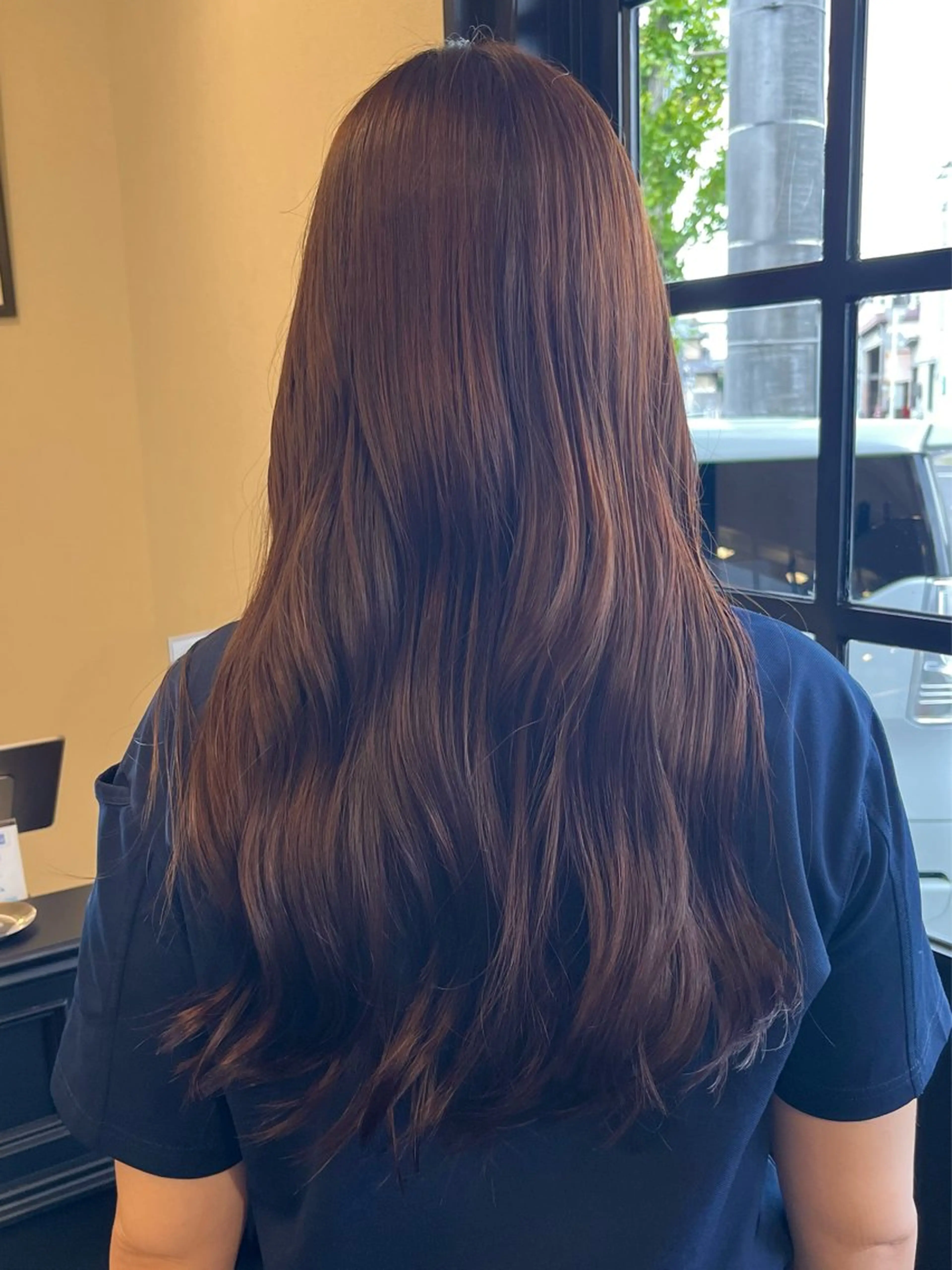 ロング カラー カット ヘアカラー セジールヘアメゾン所属・韓国レイヤー/透明感 カラー🐈曾根高のヘアスタイル