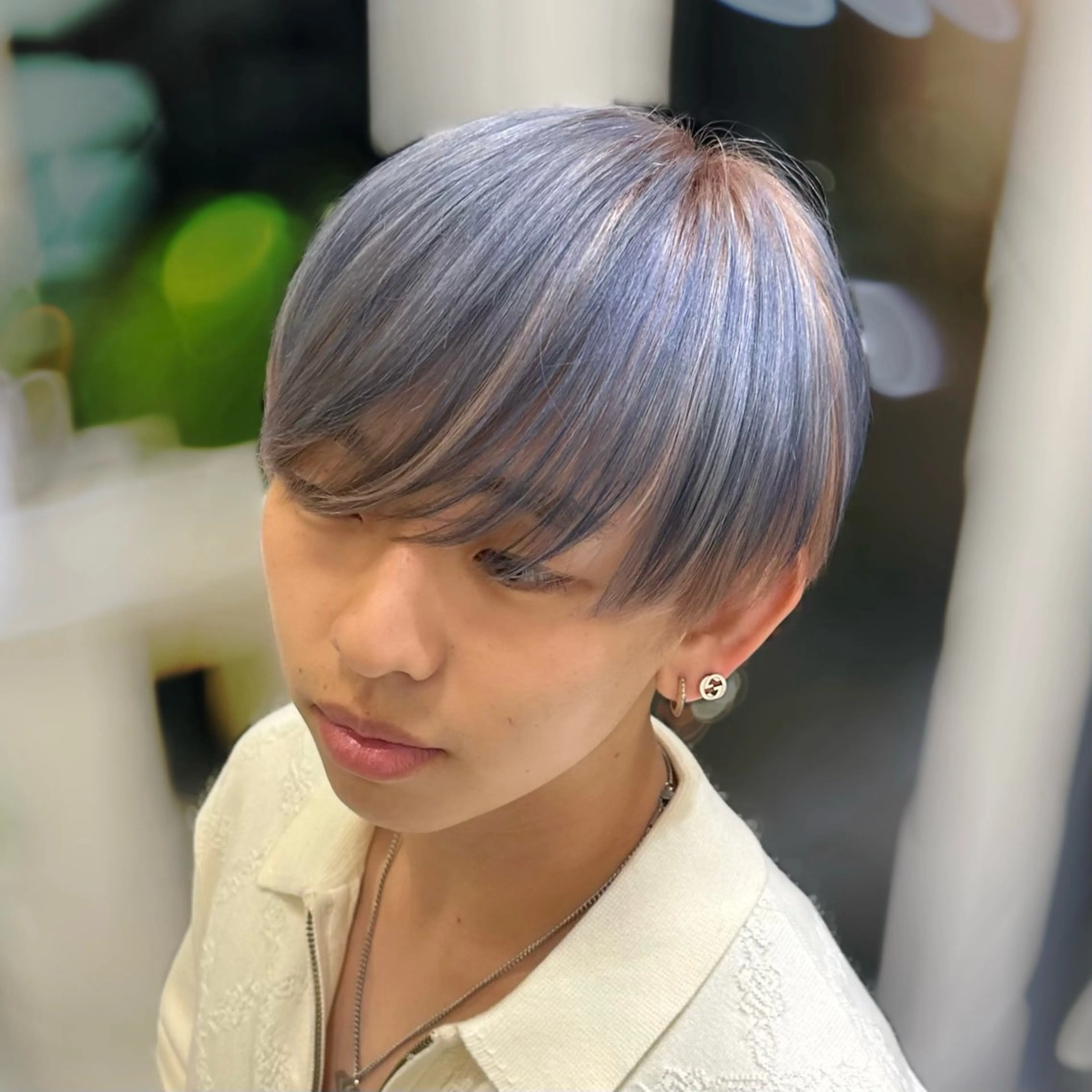 ショート カラー メンズ デザインカラー🕊️ イオのヘアスタイル