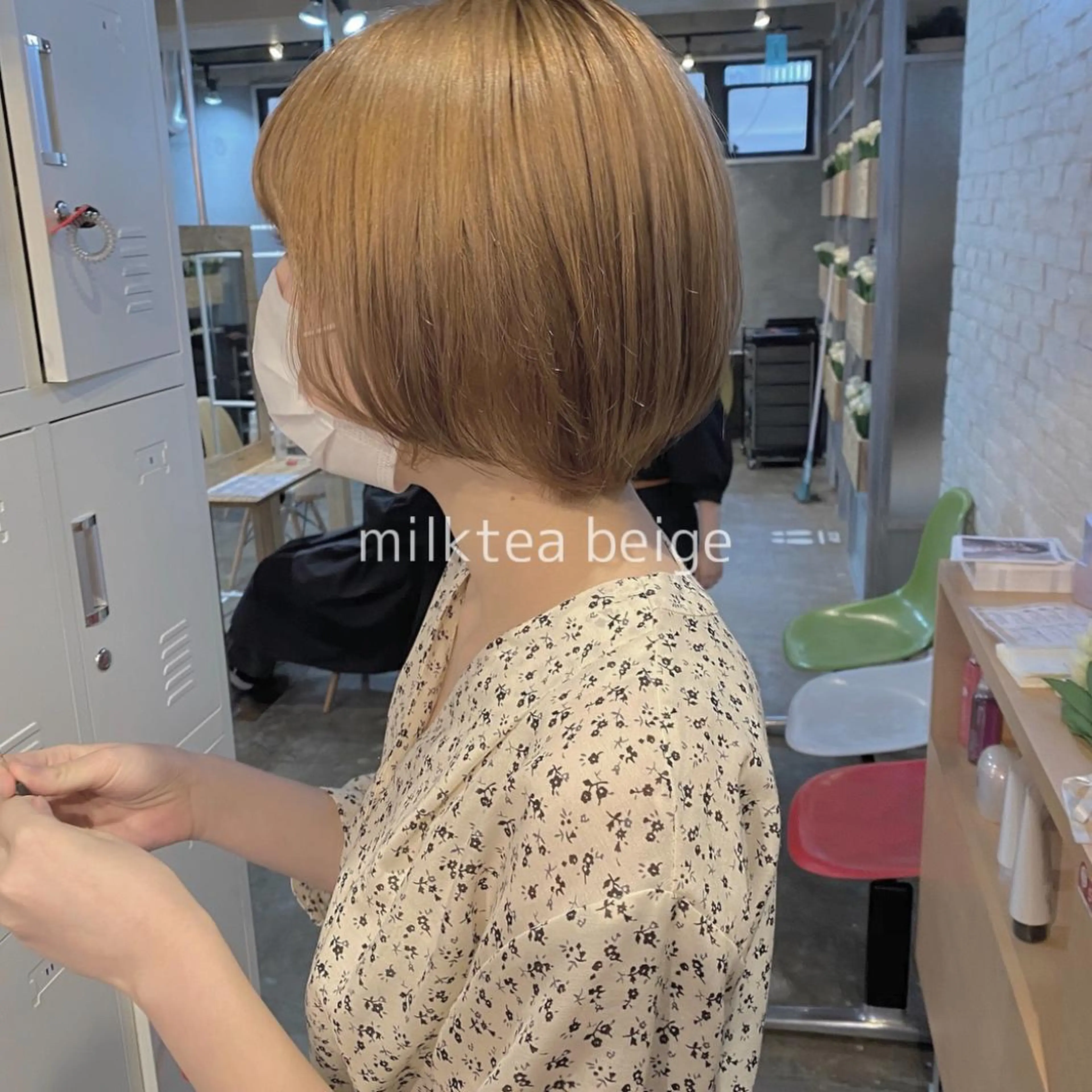 ショート カラー CLUTCH天王寺 西藤遥河のヘアスタイル