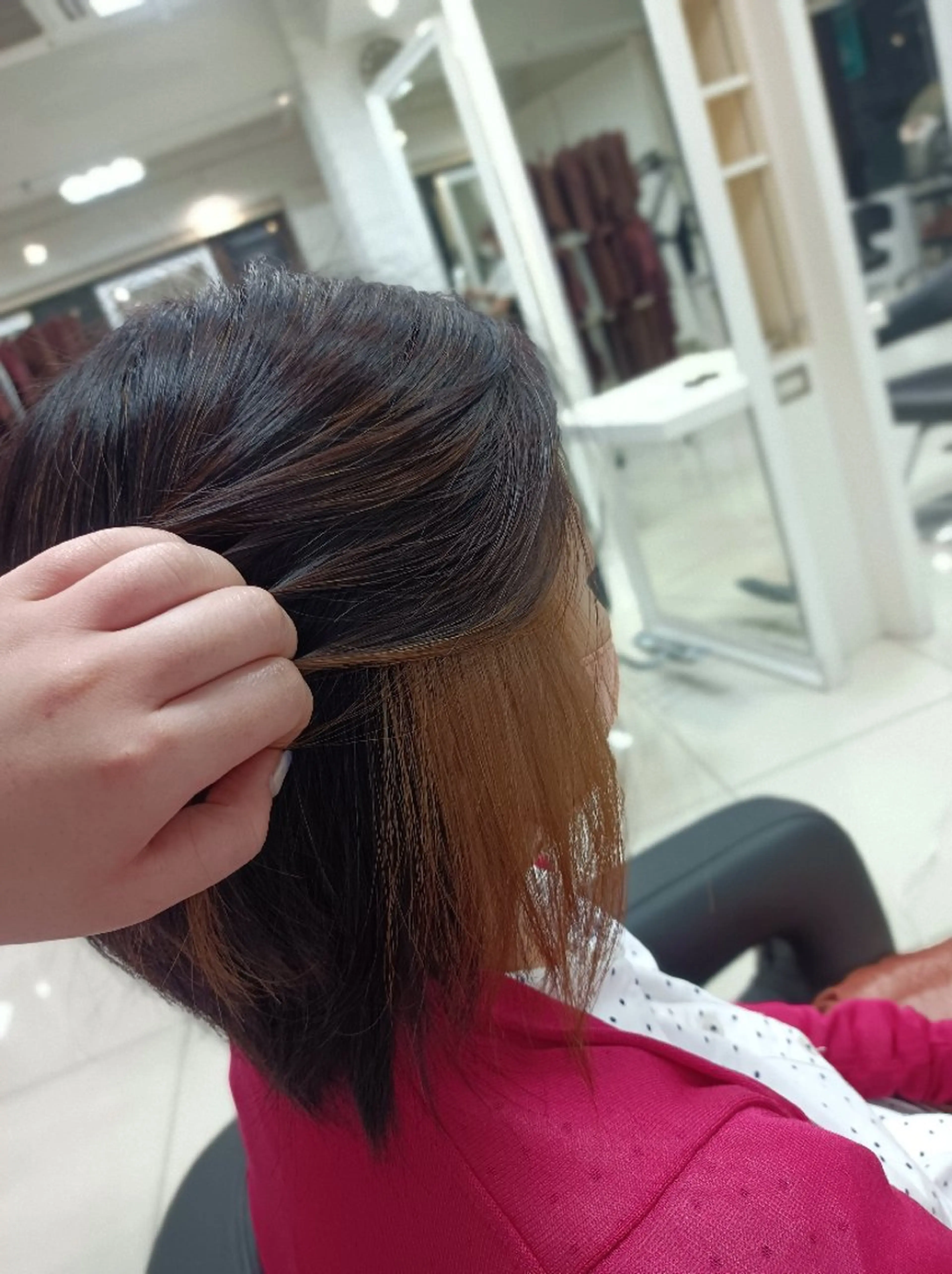 ミディアム 【メンズ縮毛矯正/ 艶カラー】美涼🎀のヘアスタイル