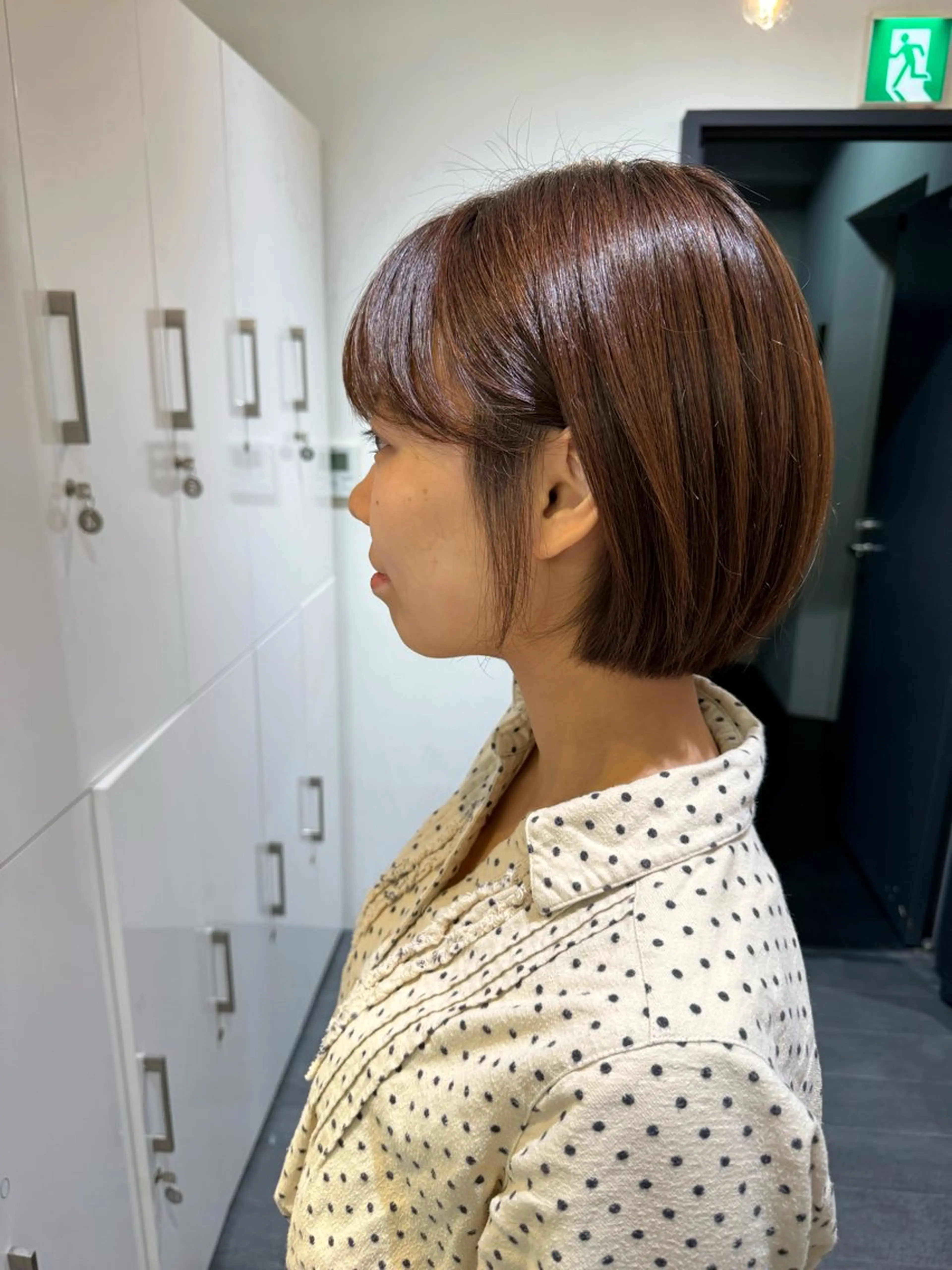 ショート 赤み無し柔らかカラー 【梅田】madokaのヘアスタイル