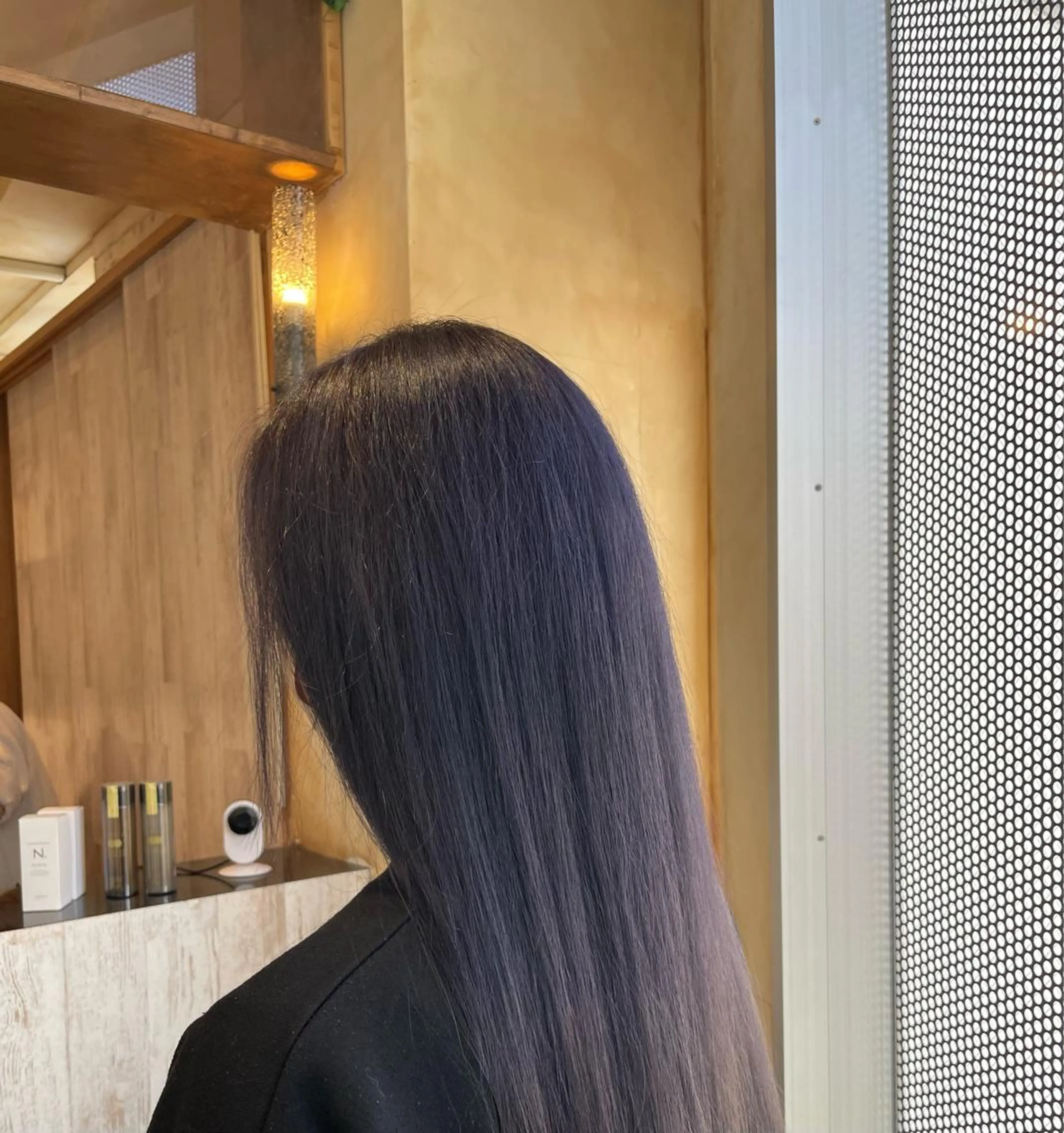 ロング カラー ブリーチ ブルーカラー ブルーラベンダー ラベンダーカラー スリールヘアー所属・🖤nako/艶髪/ 透明感カラー🖤のヘアスタイル