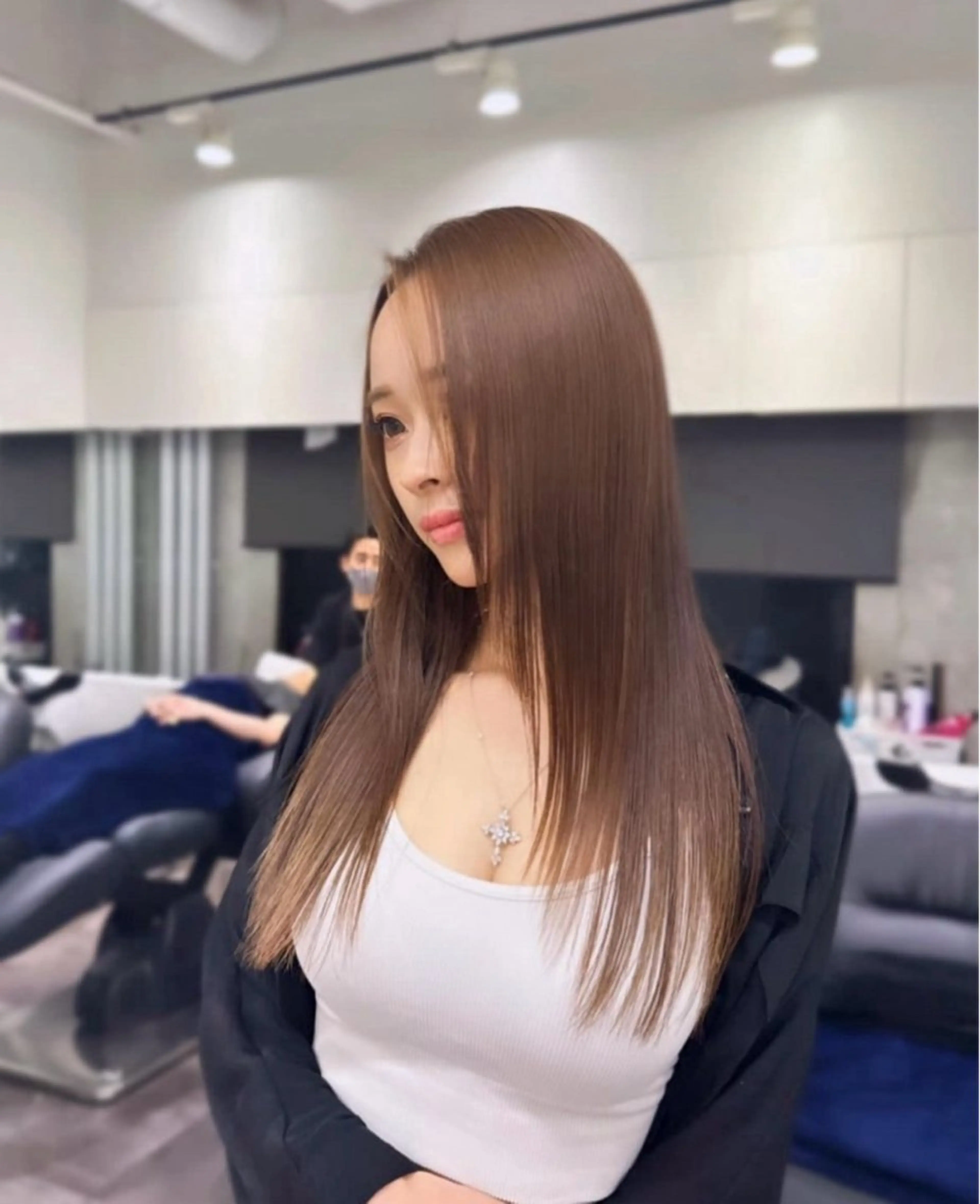 ロング カラー ヘアアレンジ レイヤーカット カット ヘアカラー 東京🌈菊池 湧輝🫧表参道/渋谷のヘアスタイル