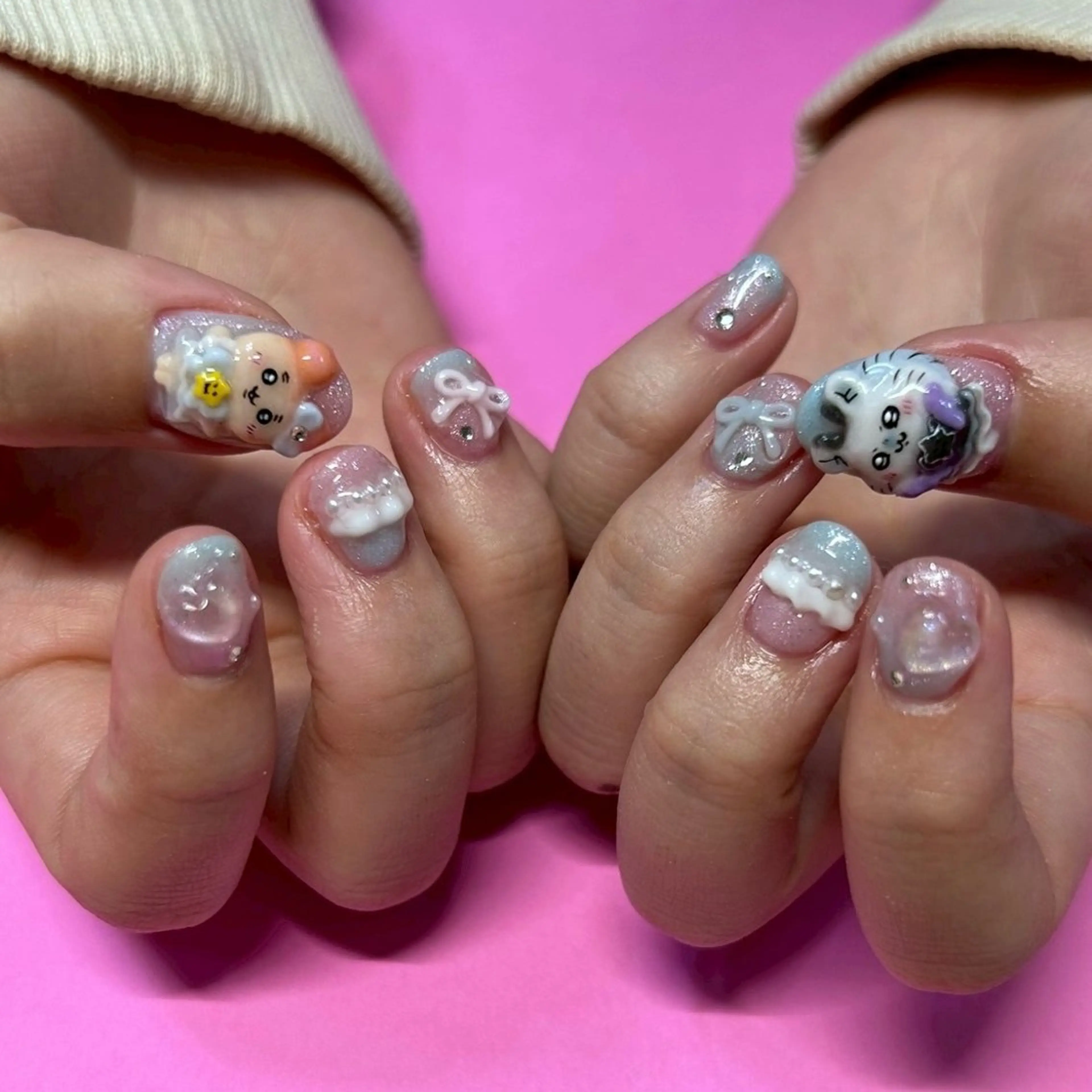 ネイル かわいいおつめ アサイのネイルデザイン