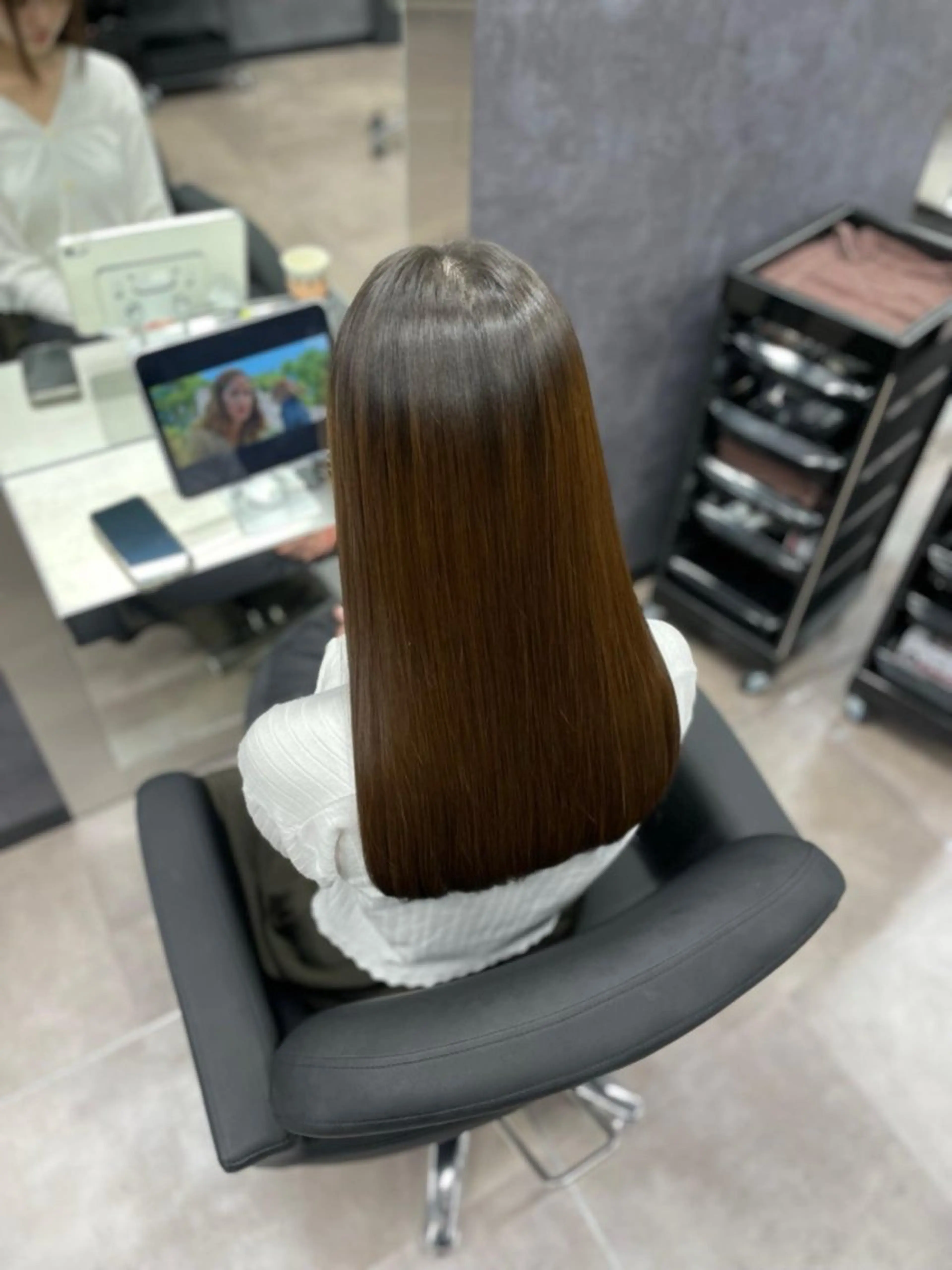 ロング カット 縮毛矯正 トリートメント CYNTHIADUE 店長✂︎IRISUのヘアスタイル