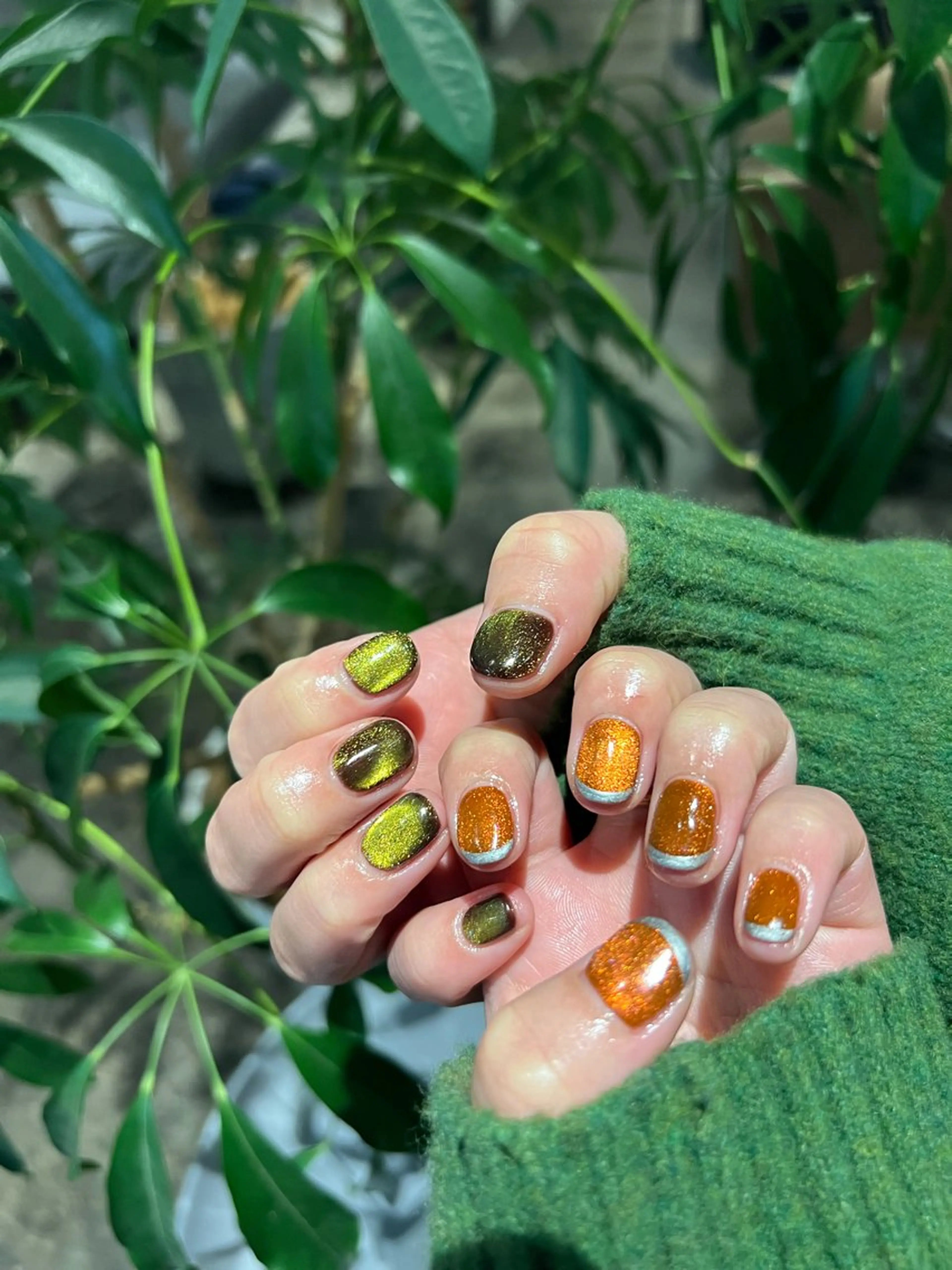 ネイル マグネットネイル ハンドネイル mochi.所属・mochi. nail🌿のネイルデザイン