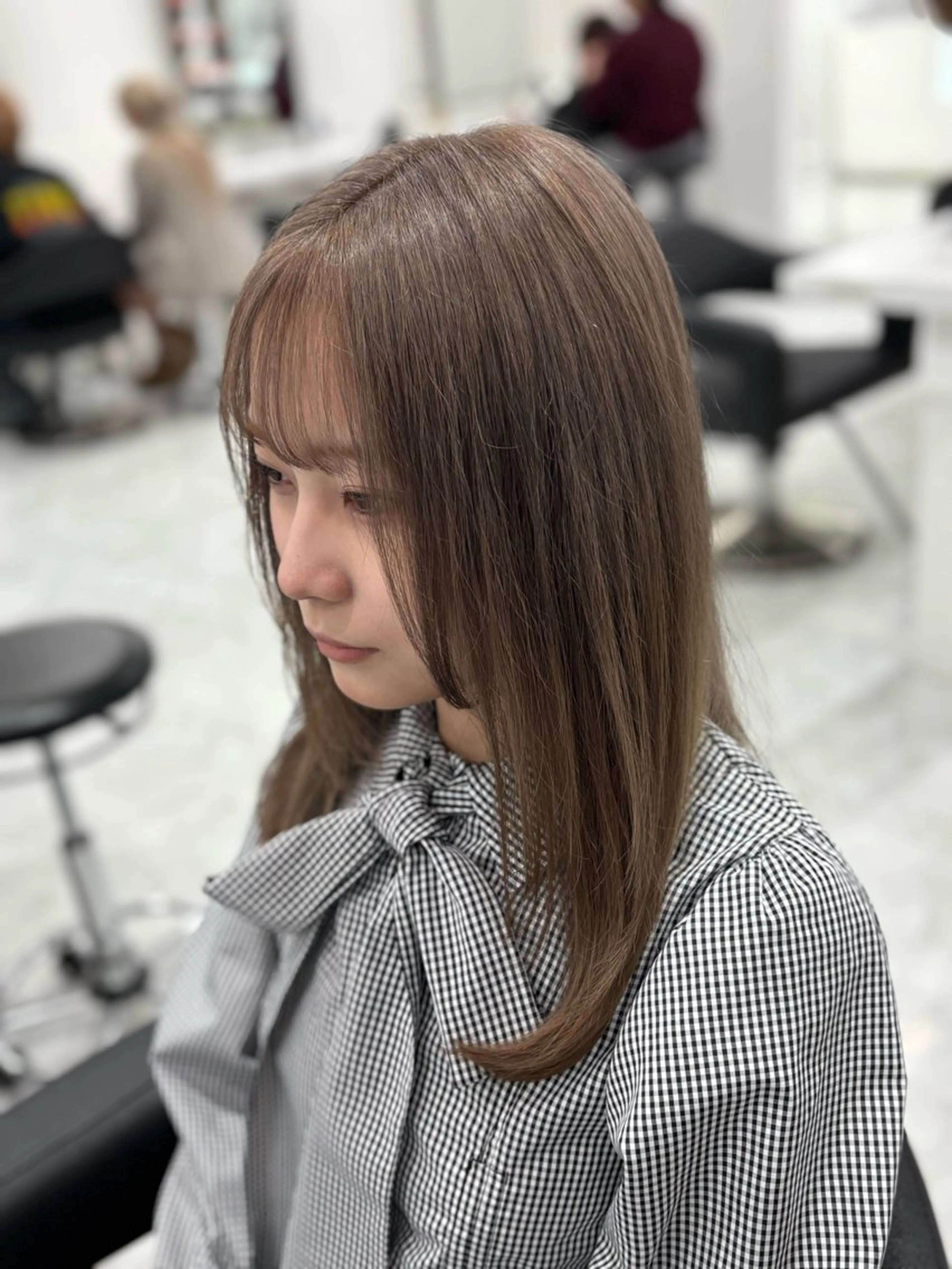 ロング カラー ヘアアレンジ カット ヘアカラー トリートメント 💕可愛い/ベージュ カラー💕ANNAのヘアスタイル
