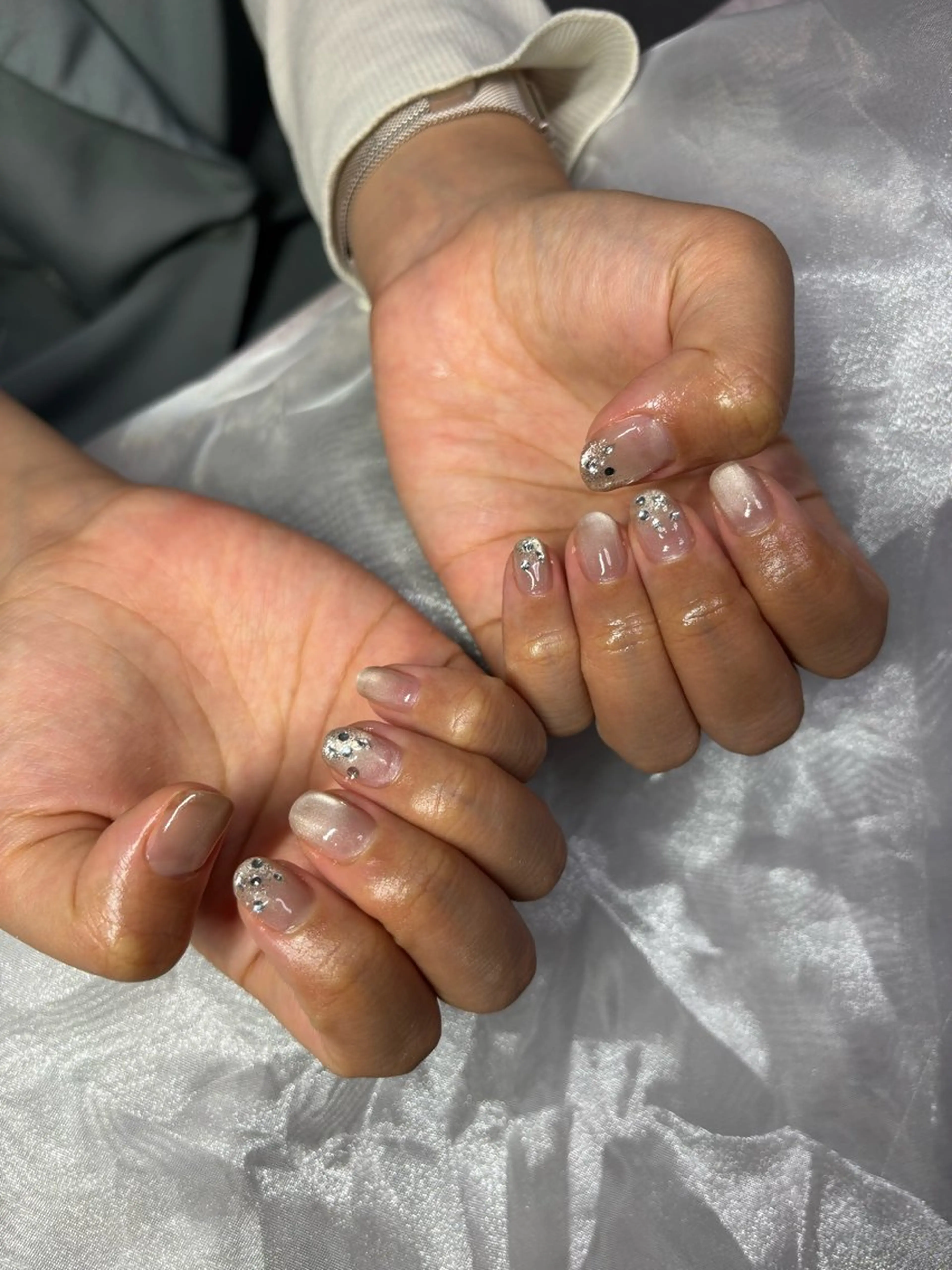 ネイル グラデーション マグネットネイル ハンドネイル Nail Salon __j  Shinoのネイルデザイン