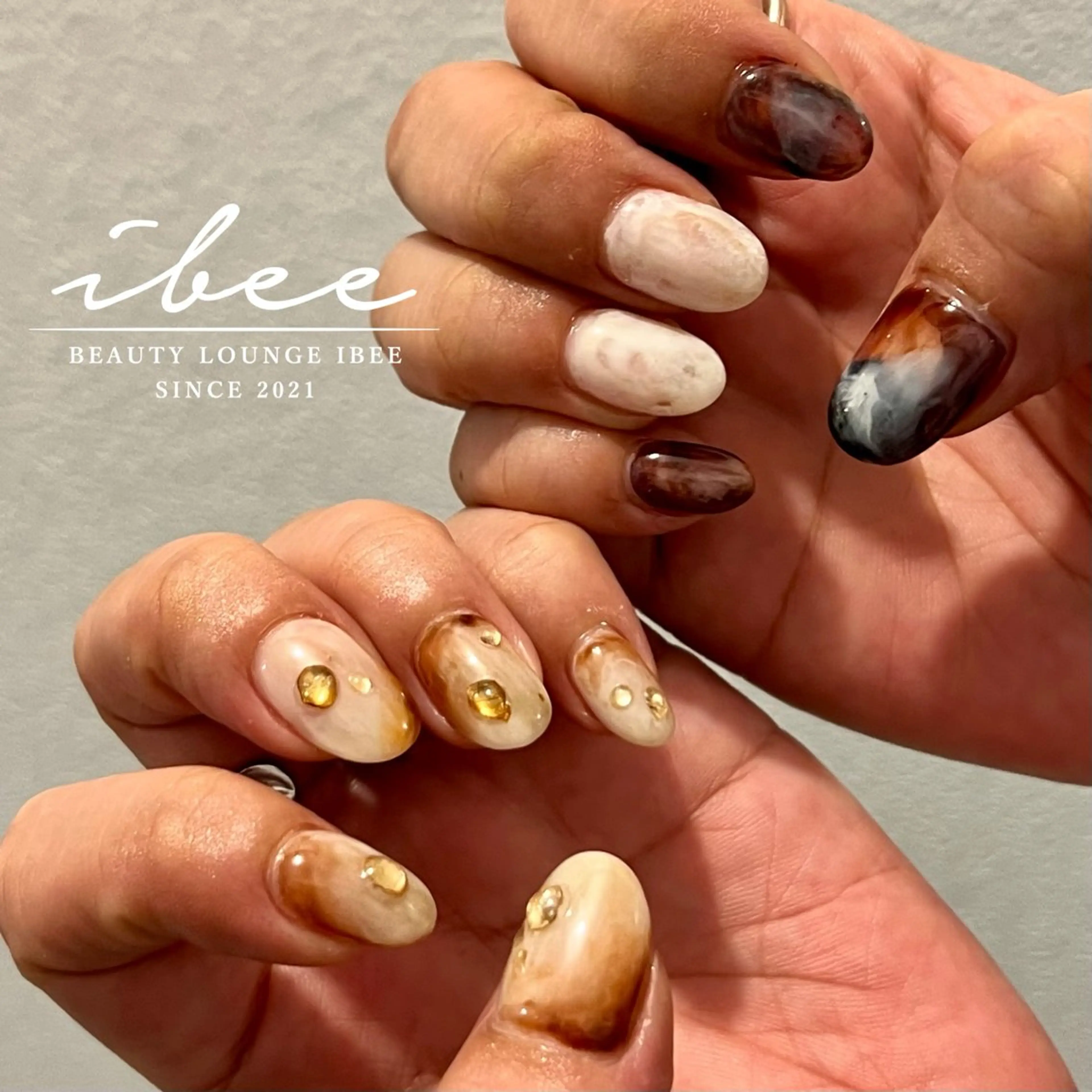 ネイル ハンドネイル ibee nail 🤍yumiのネイルデザイン