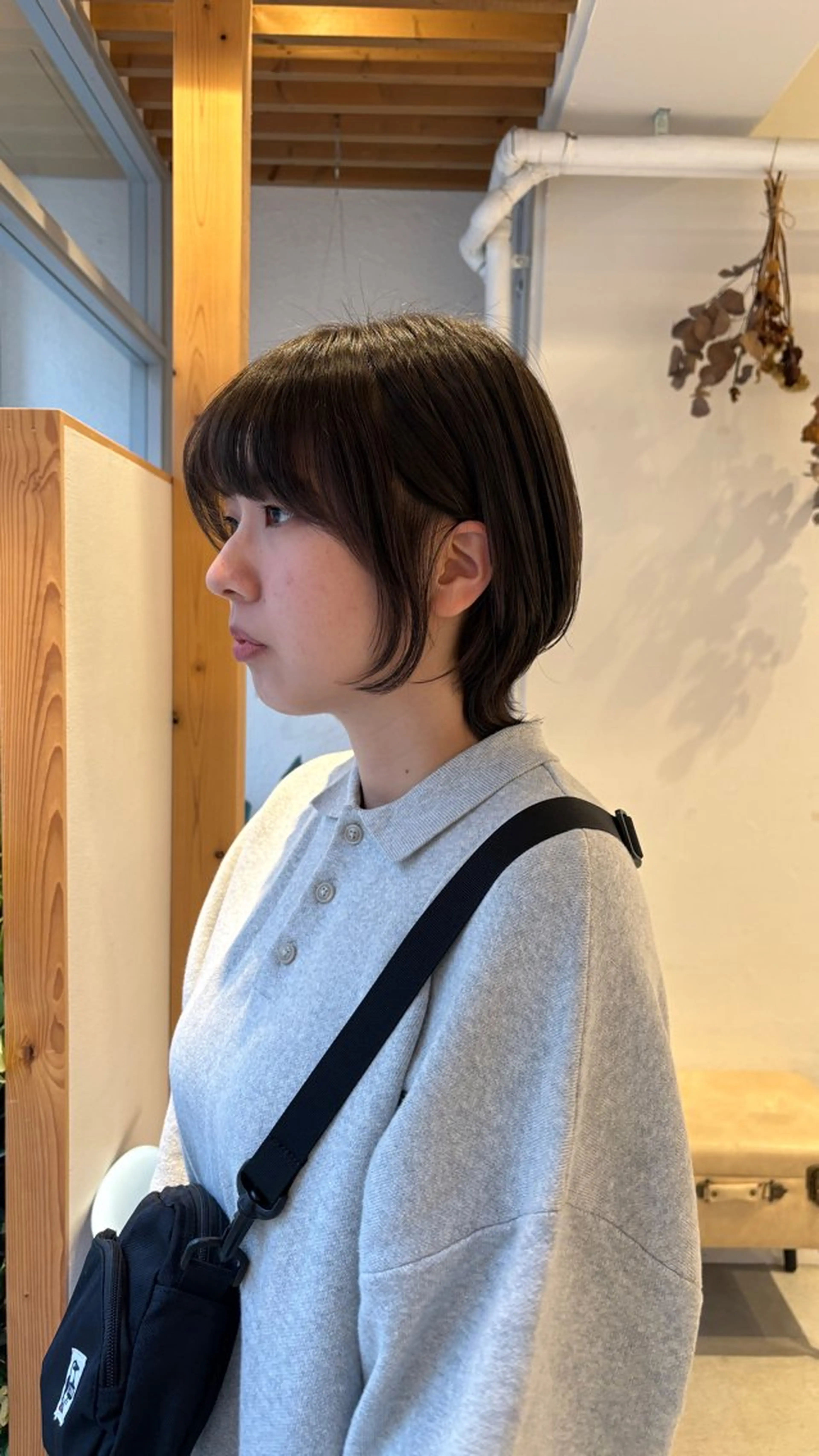 ショート ウルフカット カット en't所属・佐藤　ひなの ／艶髪のヘアスタイル