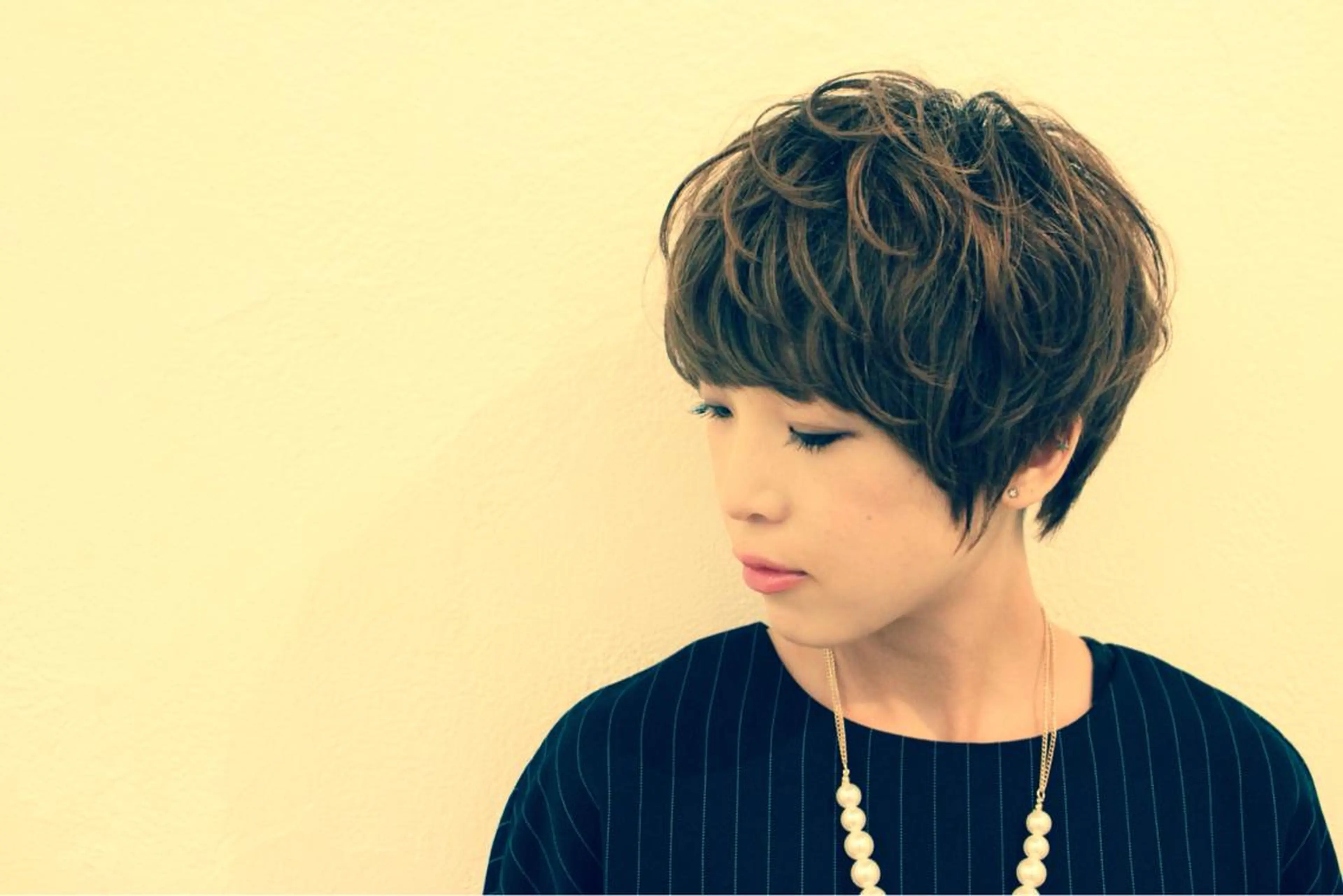 ショート 所渉/韓国レイヤー /ウルフカットのヘアスタイル