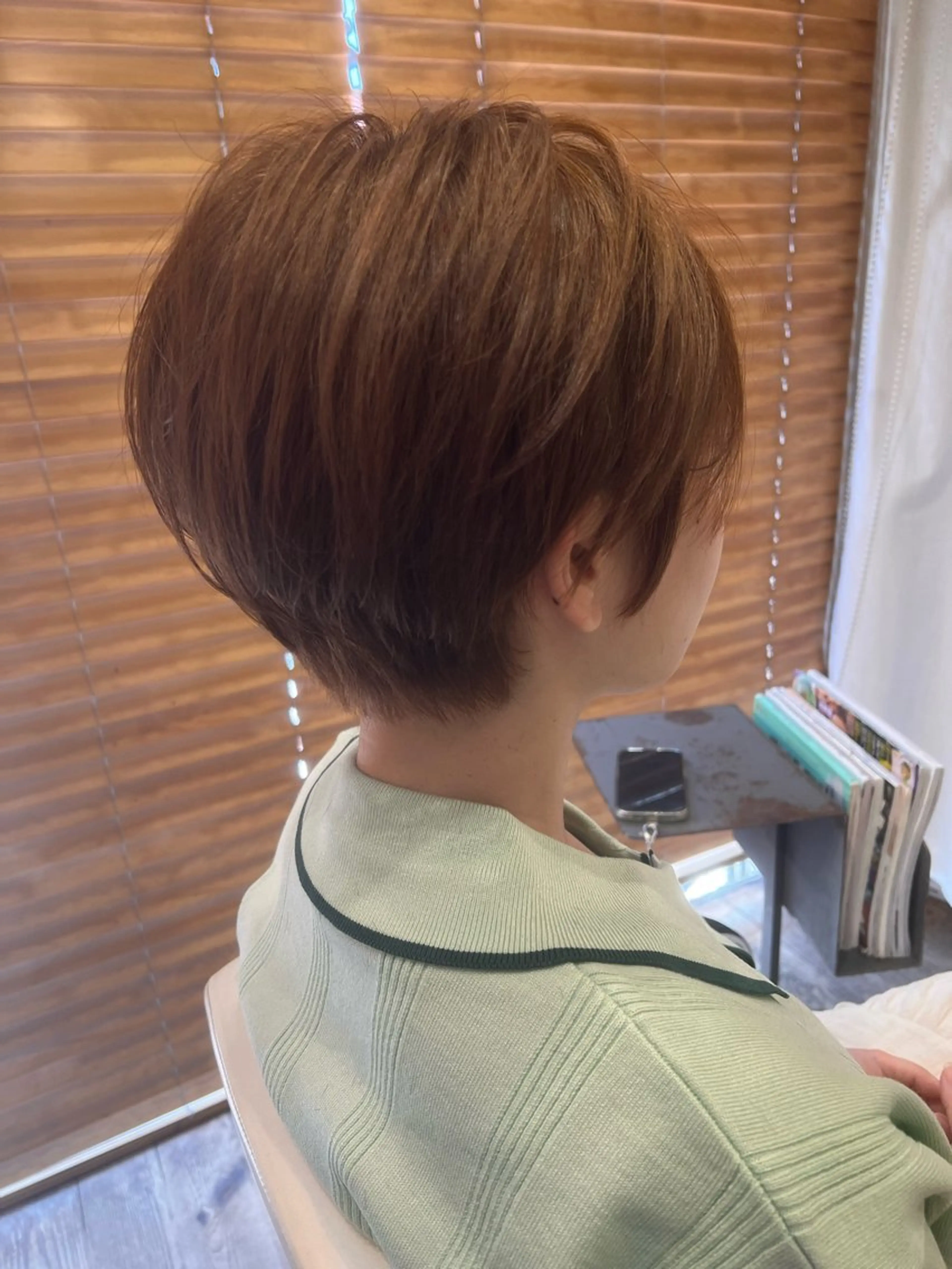 ショート カラー カット アザマ　ヤスカツ _rosso 川口のヘアスタイル