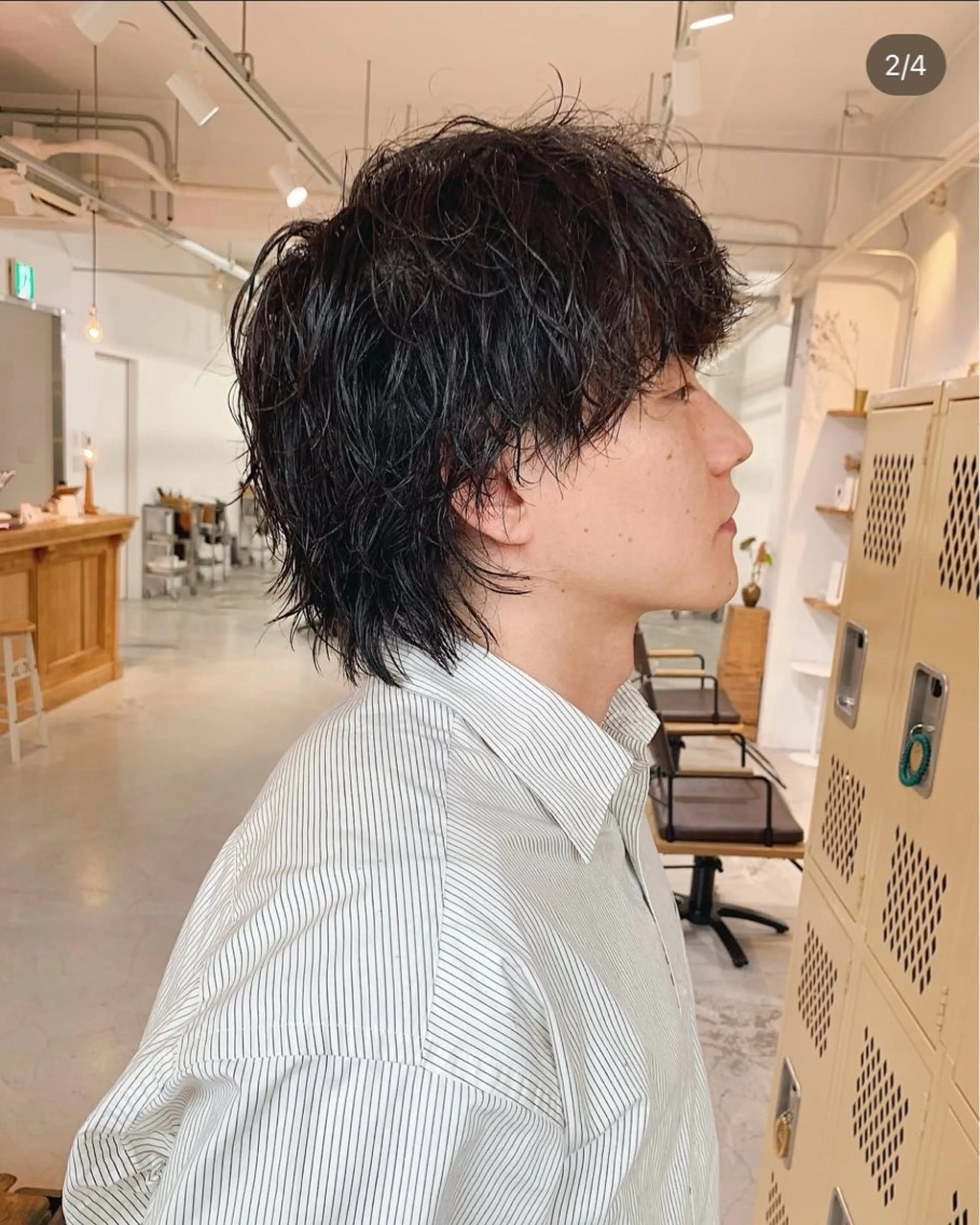 【🏕️メンズ 当日限定🏕️】 men's骨格補正カット＋パーマの写真