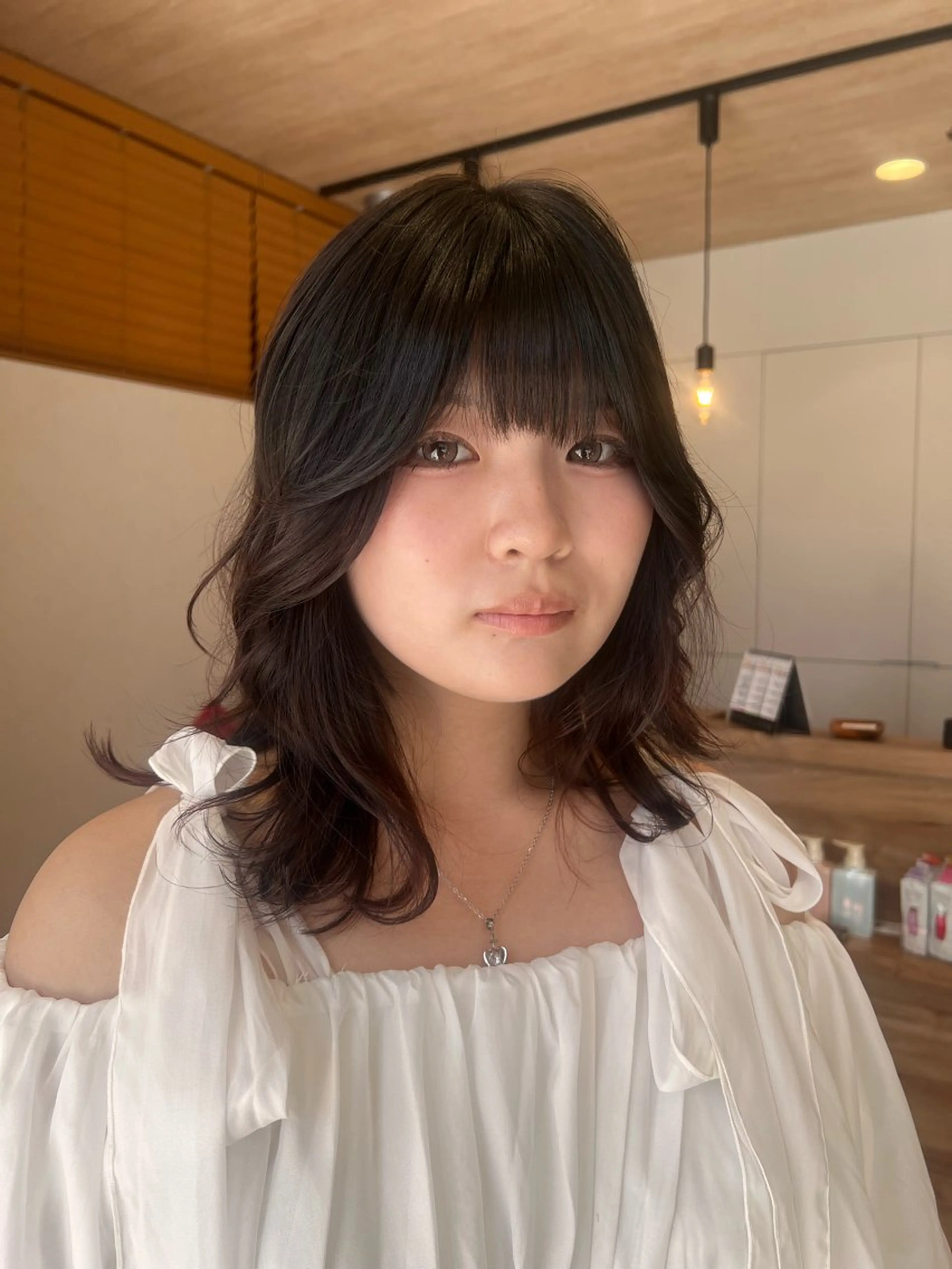 顔周りカット+トリートメント☘️（シャンプー付き）の写真