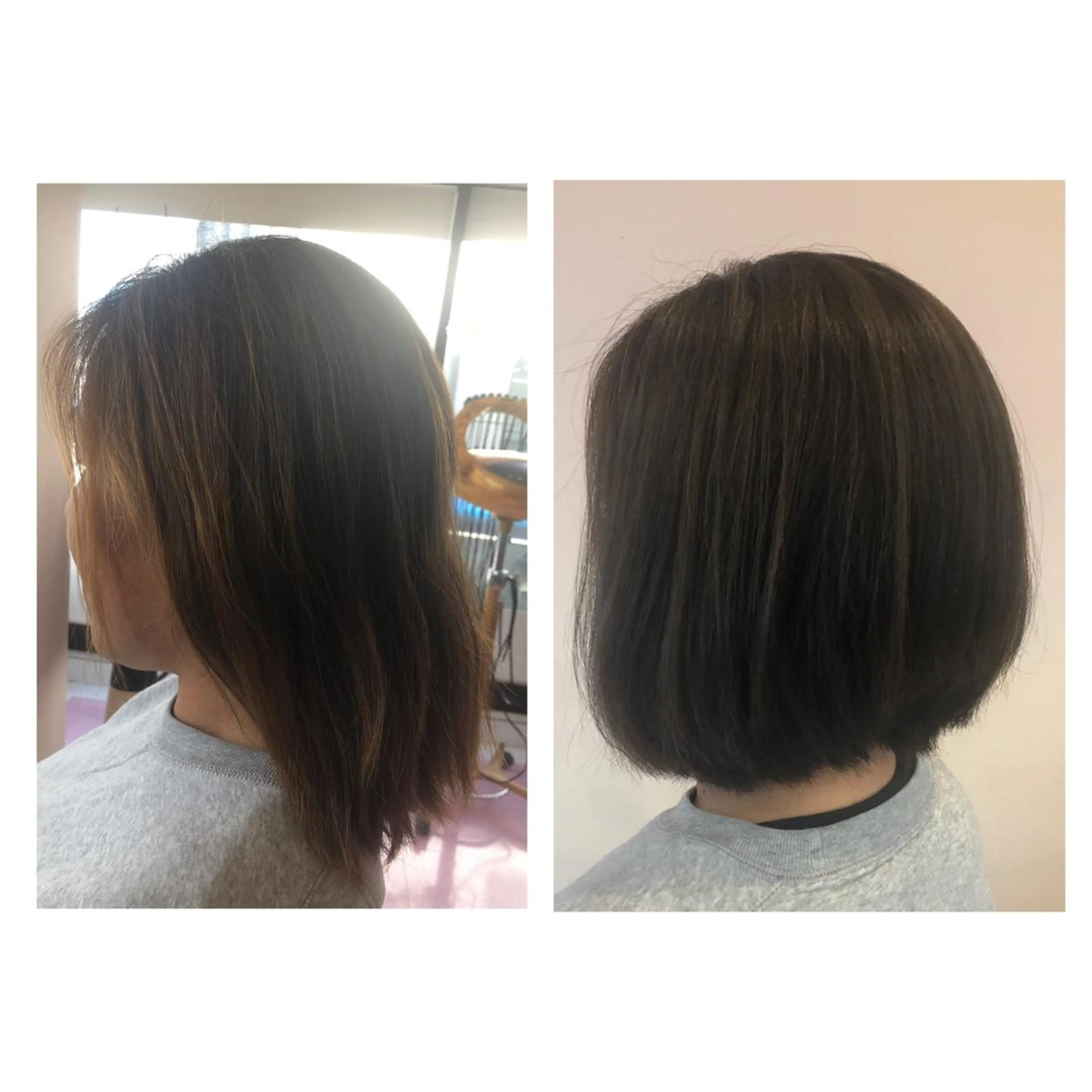 ミディアム ハイライト カット ヘアカラー トリートメント やまぐち まりんのヘアスタイル