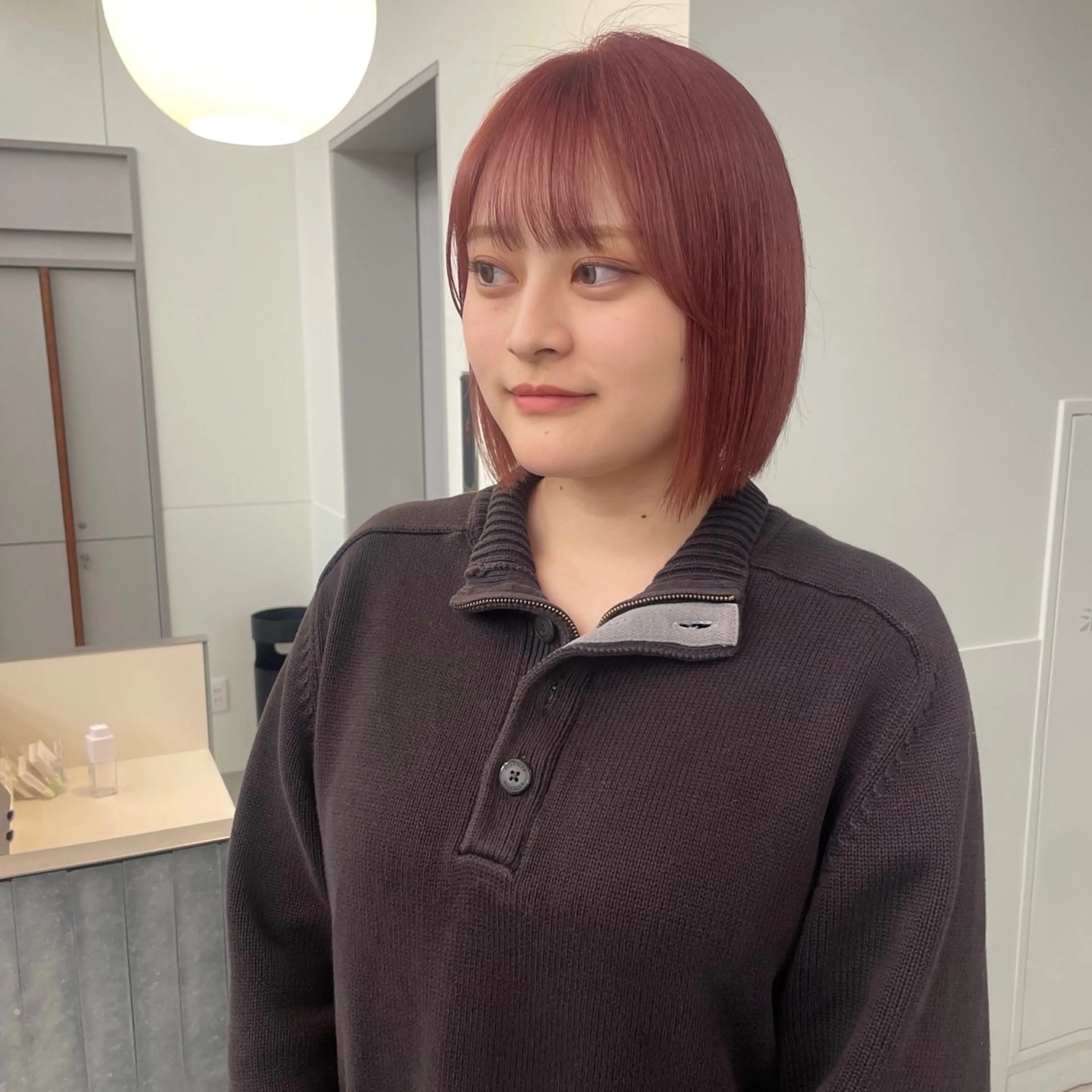 ショート カラー ベージュカラー ブリーチ 透明感カラー ダブルカラー カット ヘアカラー トリートメント ブリーチ/レイヤー 🌻Mutsumiのヘアスタイル