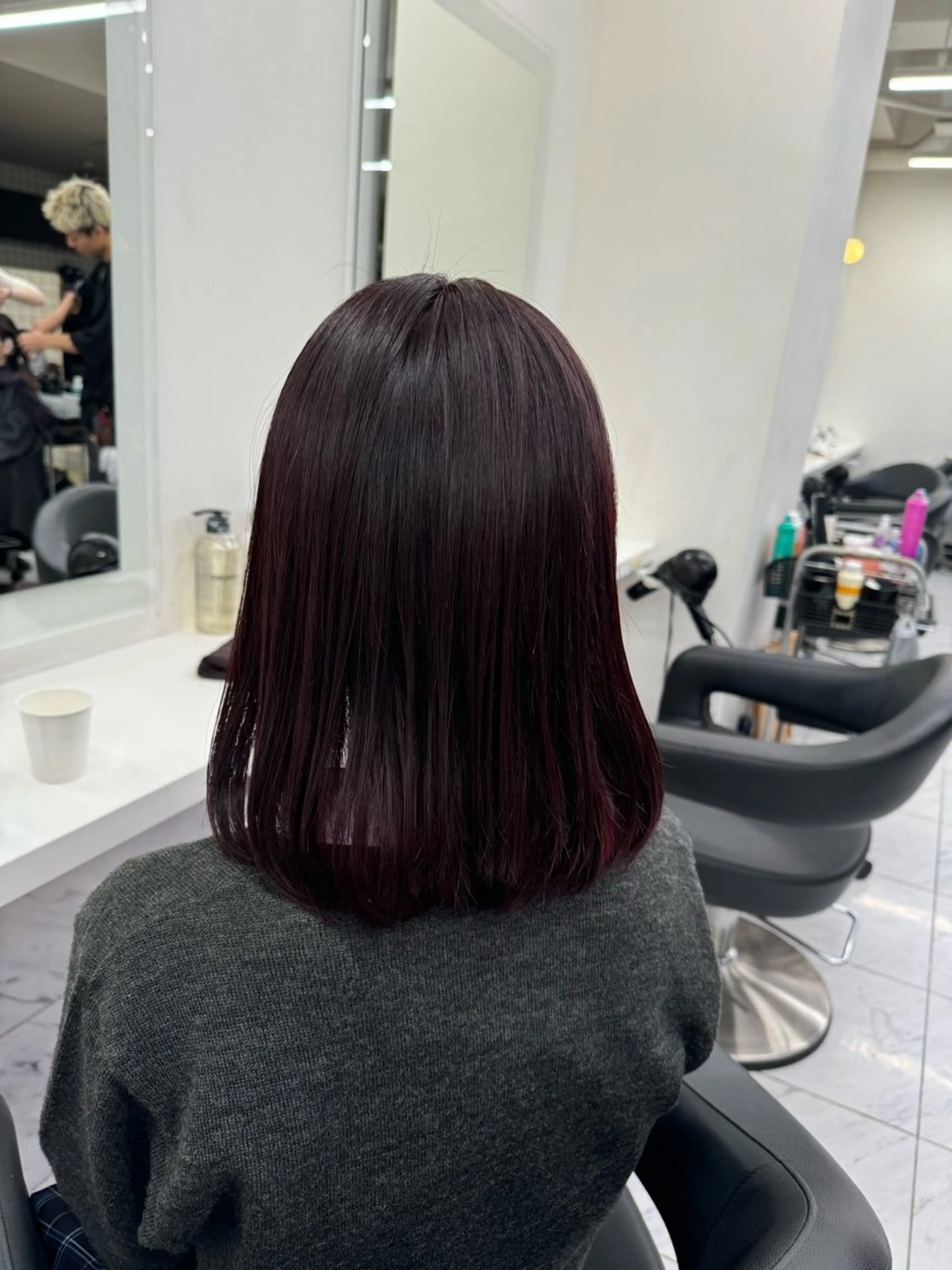 ミディアム カラー パーマ ヘアアレンジ メンズ キッズ 🩰トレンド垢抜け ヘアUNITED🩰のヘアスタイル