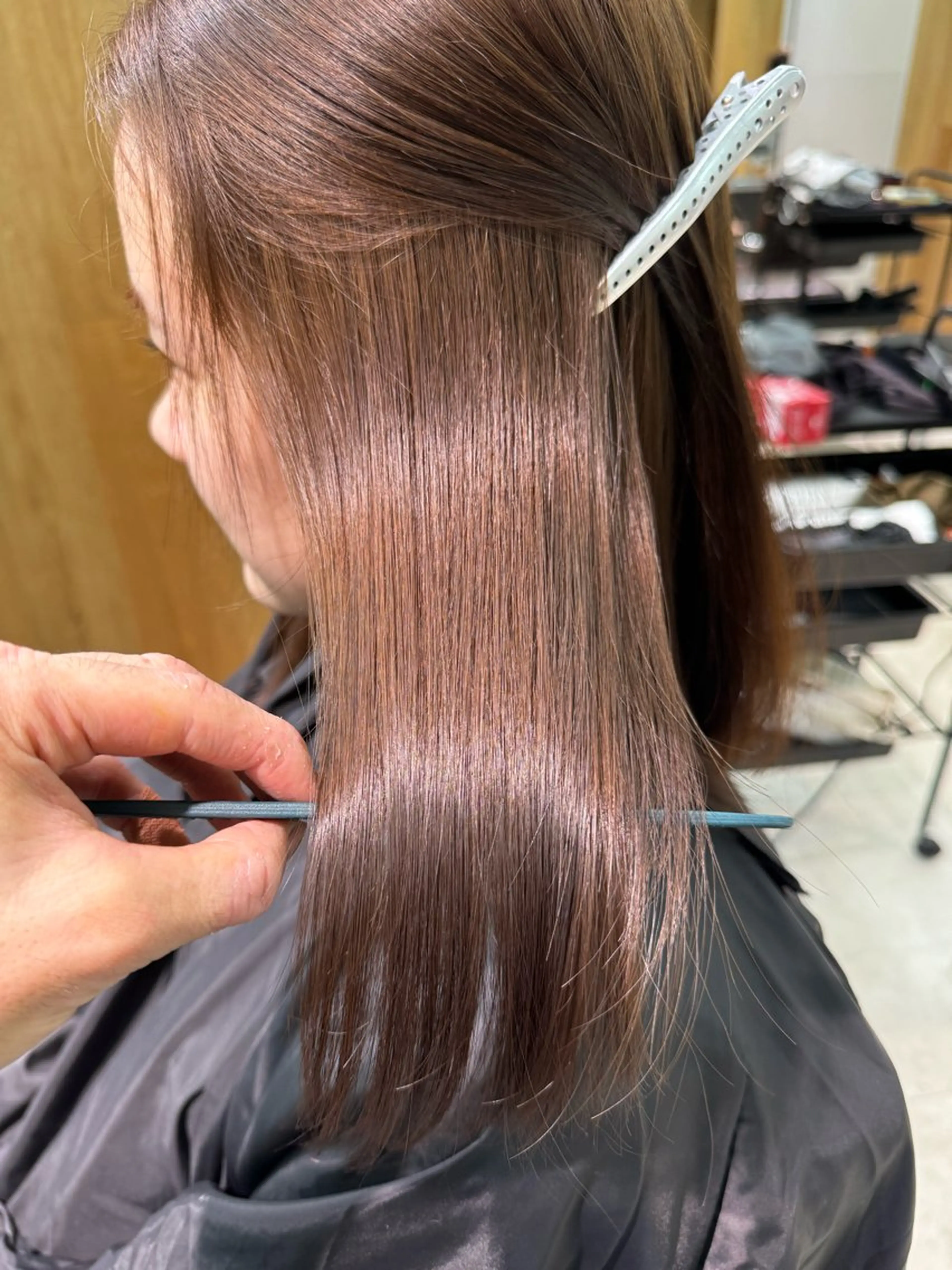 セミロング カラー GO TO DAY SHAIRE SALON SHIBUYA SOL所属・マンツーマン渋谷 早坂僚太のヘアスタイル