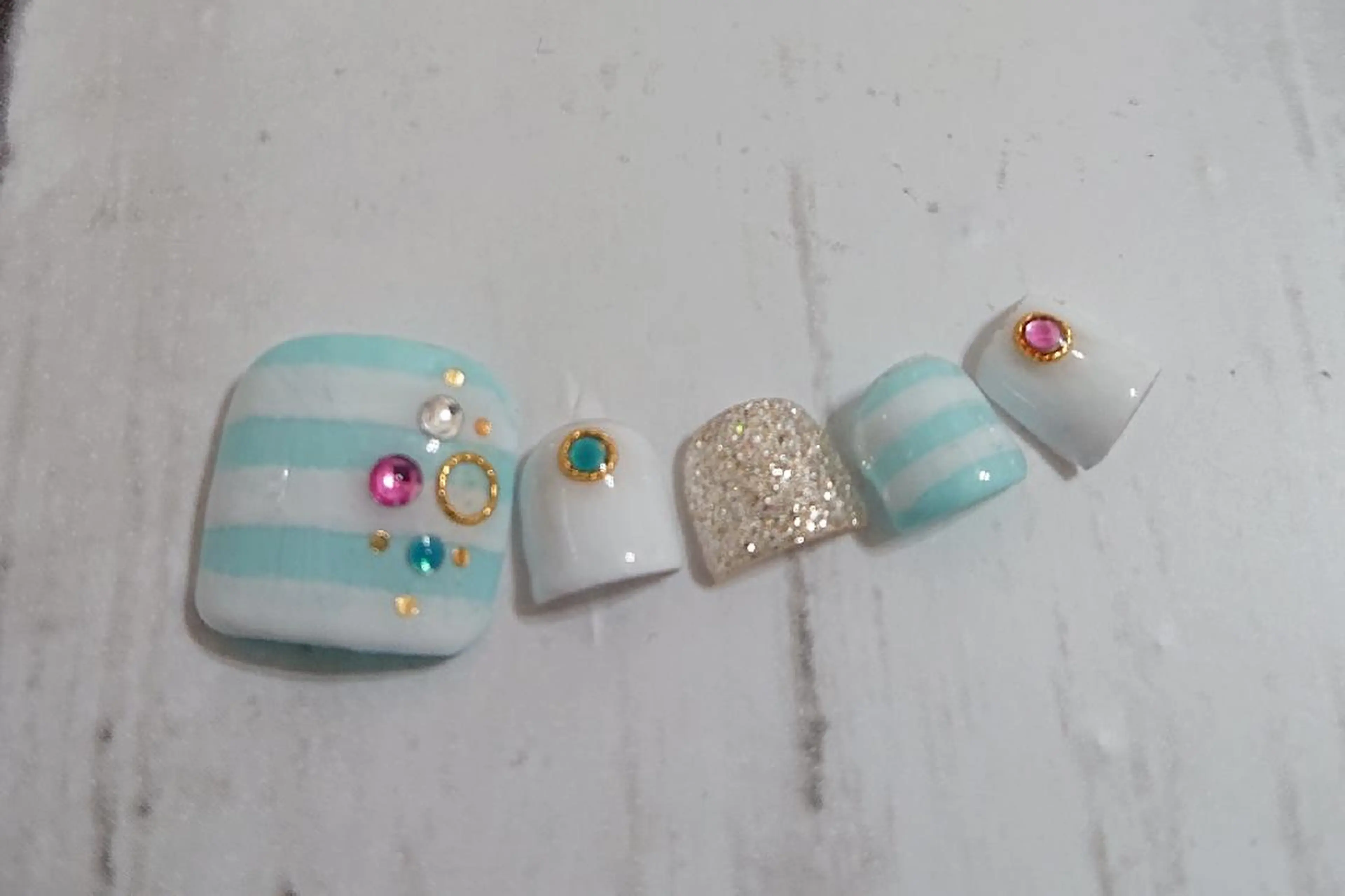 ネイル アートネイル フットネイル ジェルネイル あんきち    のネイルデザイン