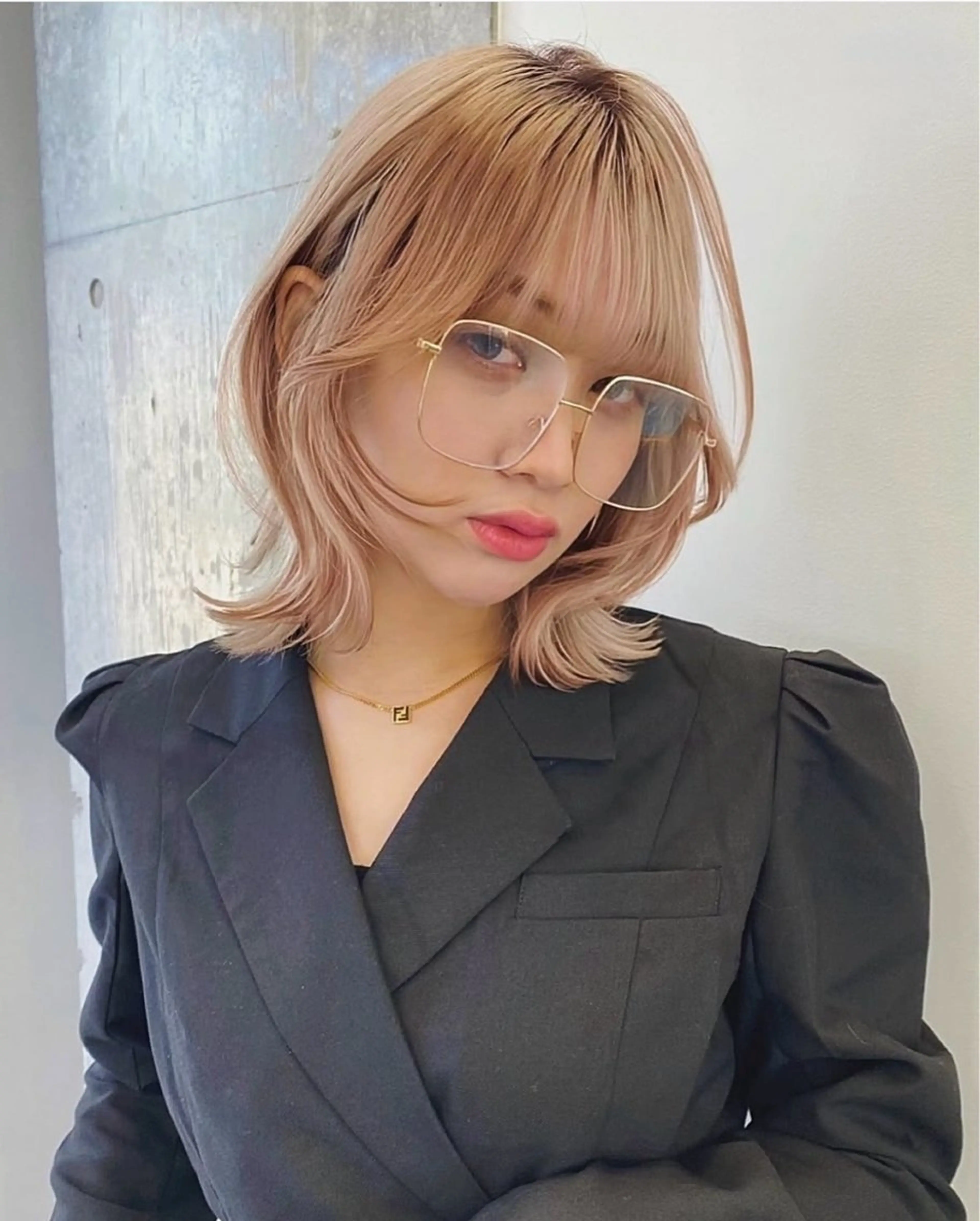 ミディアム RETOUCH by fifth 銀座店所属・似合わせカット /fifth富樫倭のヘアスタイル