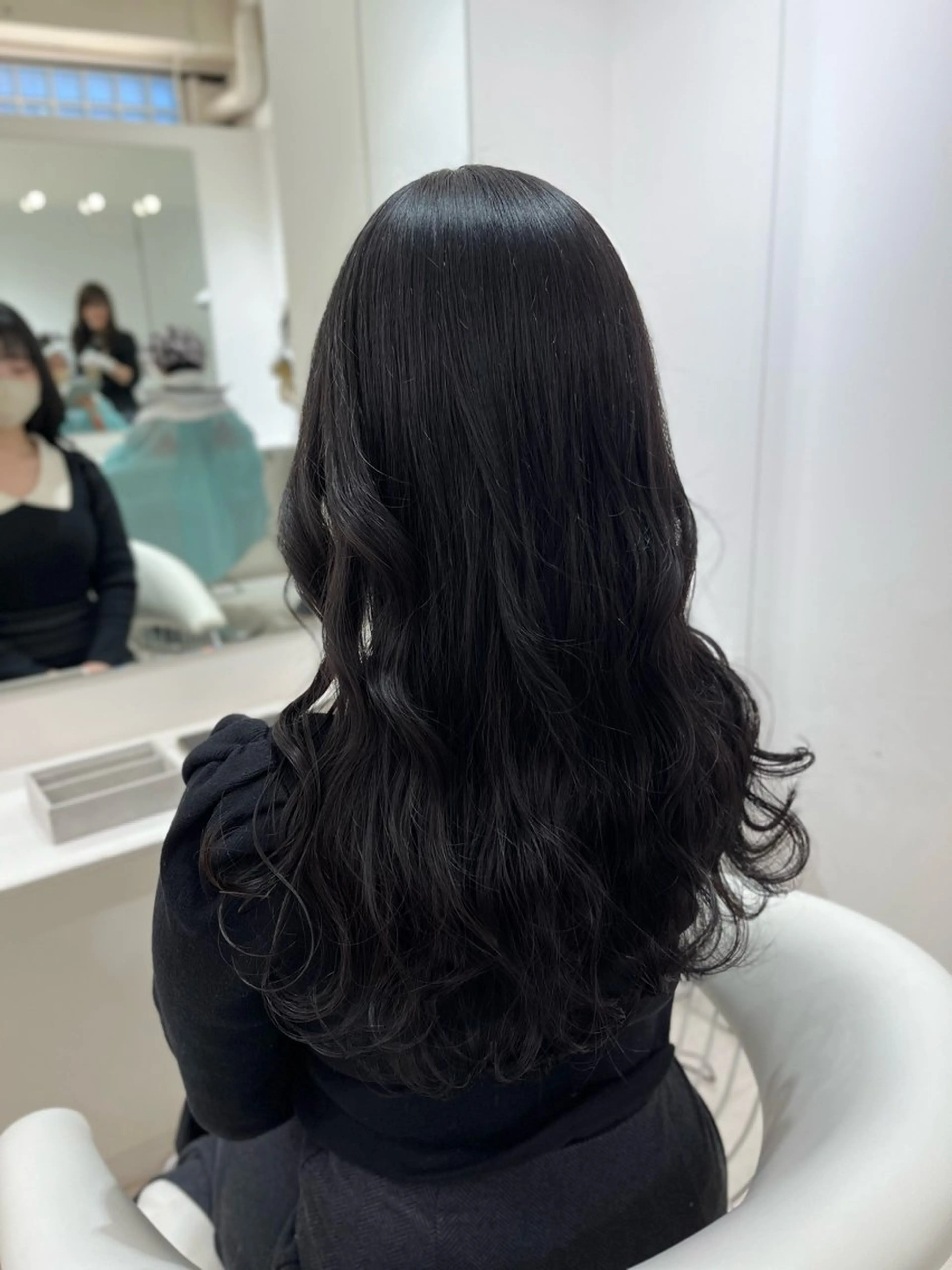 ロング カラー Parve  Mix 🫧梶川虹のヘアスタイル