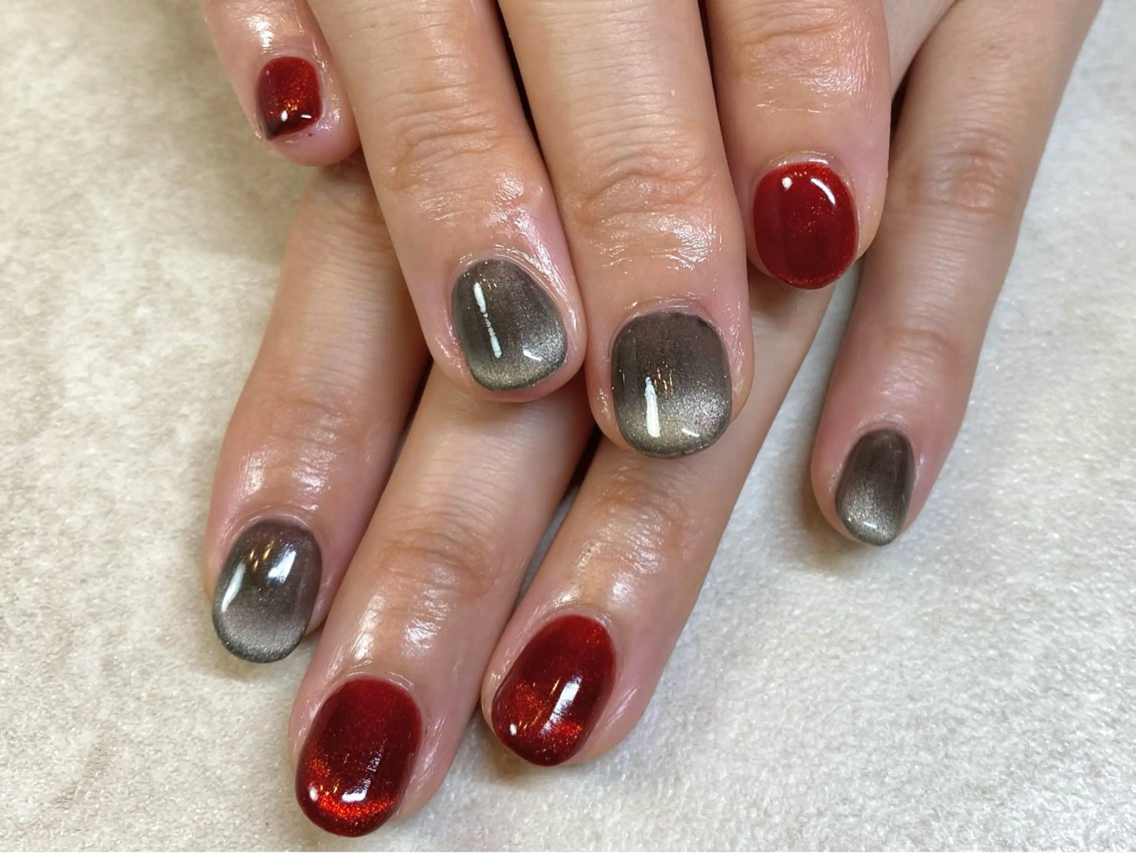 ネイル マグネットネイル ハンドネイル Nail R 🌸Noriのネイルデザイン