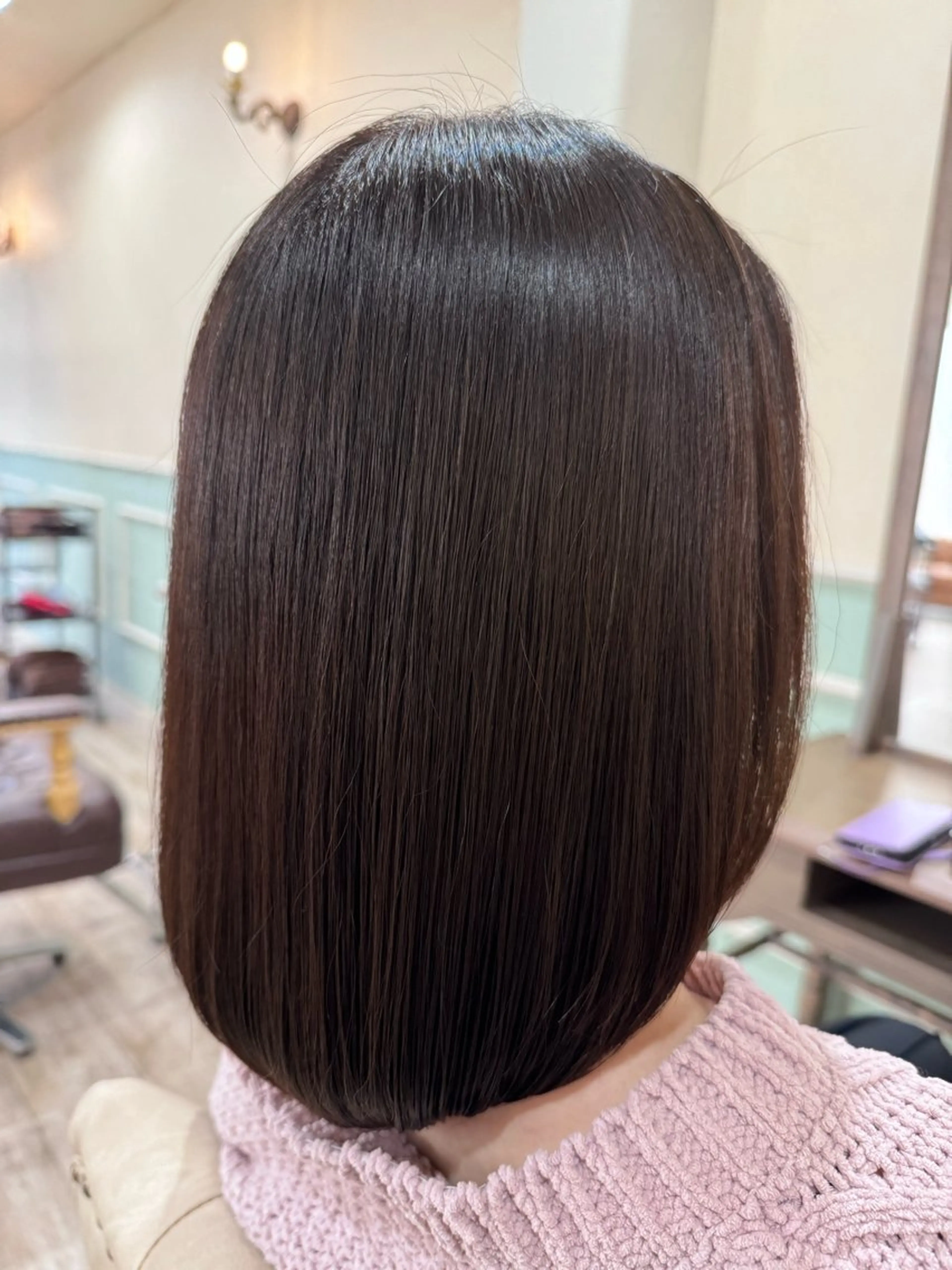 ミディアム 髪質改善 カット ヘアカラー トリートメント noble店長 松本　拓也▶◀*.のヘアスタイル