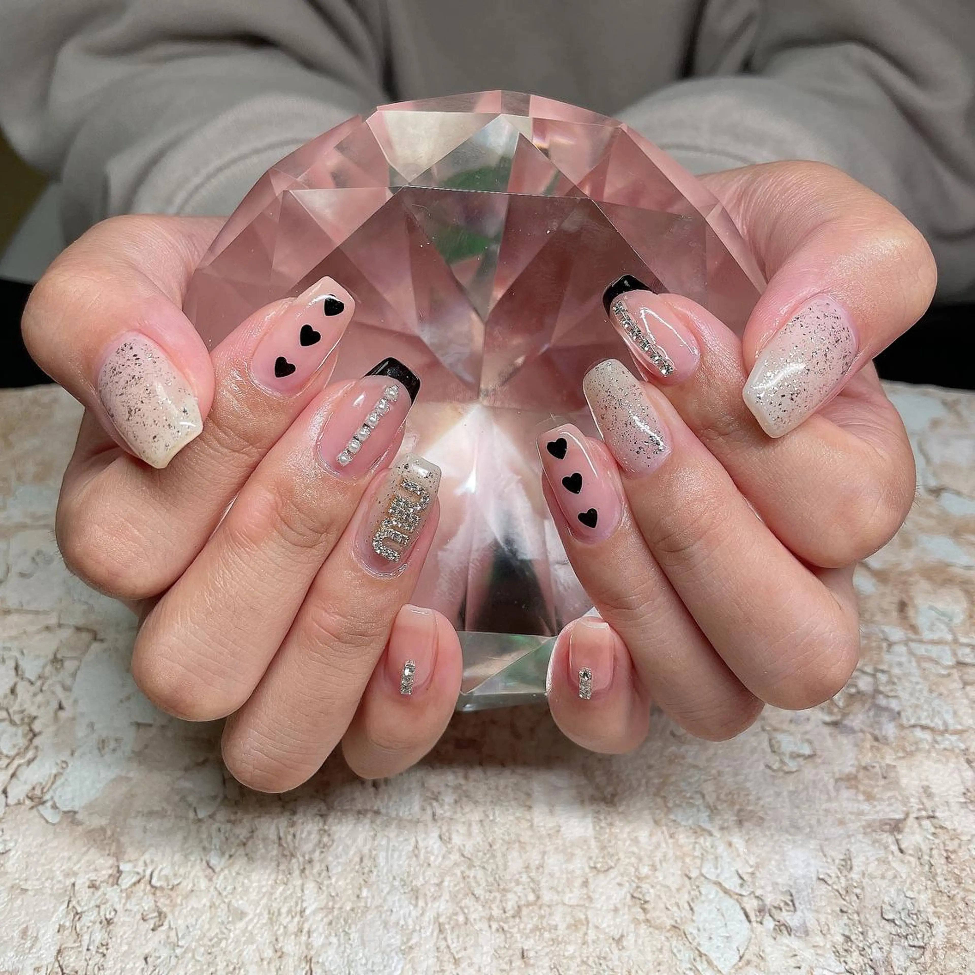 ネイル アートネイル フレンチネイル ジェルネイル グラデーション 韓国ネイル Nail room Bimano所属・Bimano seica♡+°のネイルデザイン