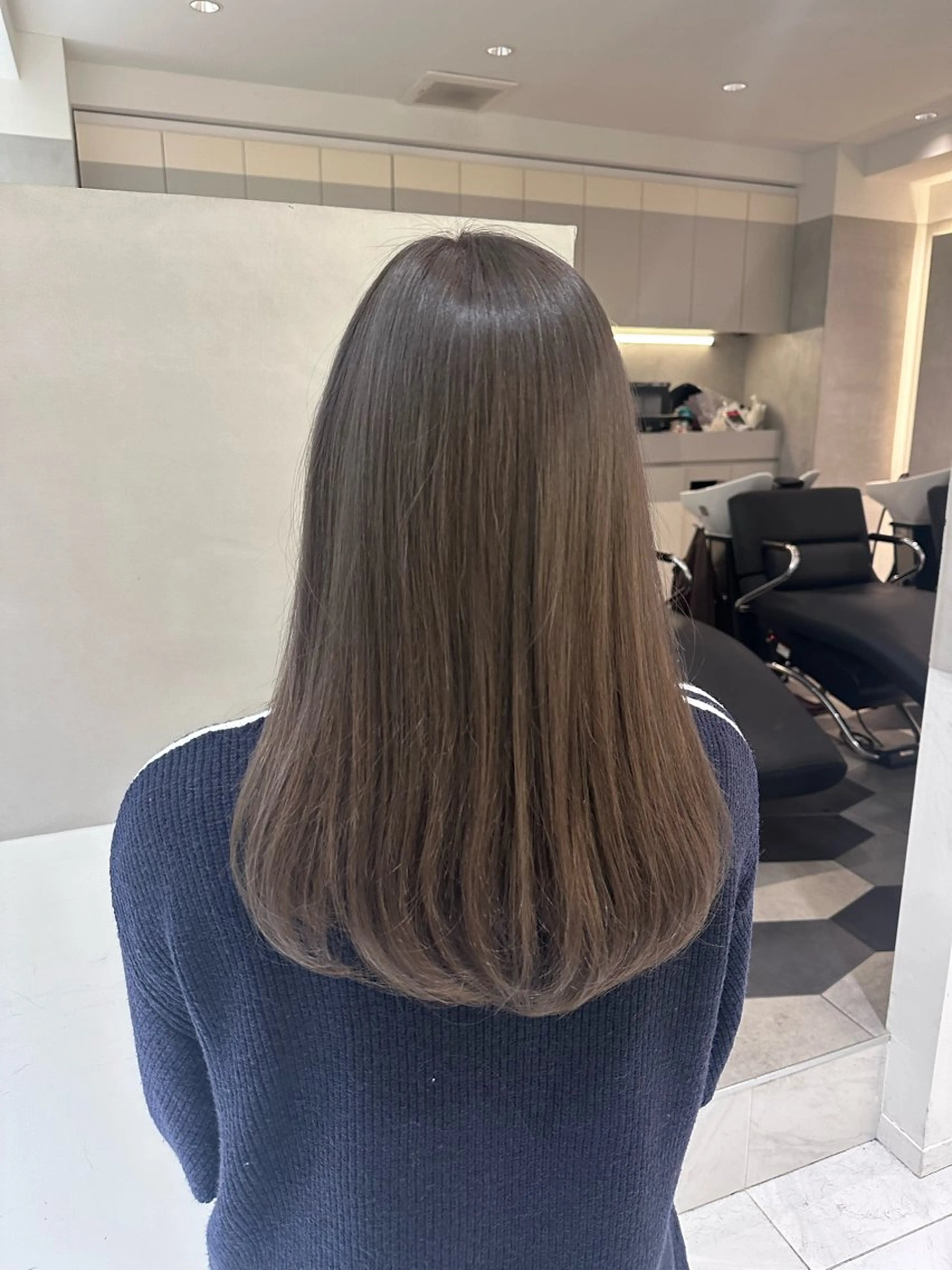 セミロング ヘアカラー メンズ/艶カラー Rino🎀のヘアスタイル