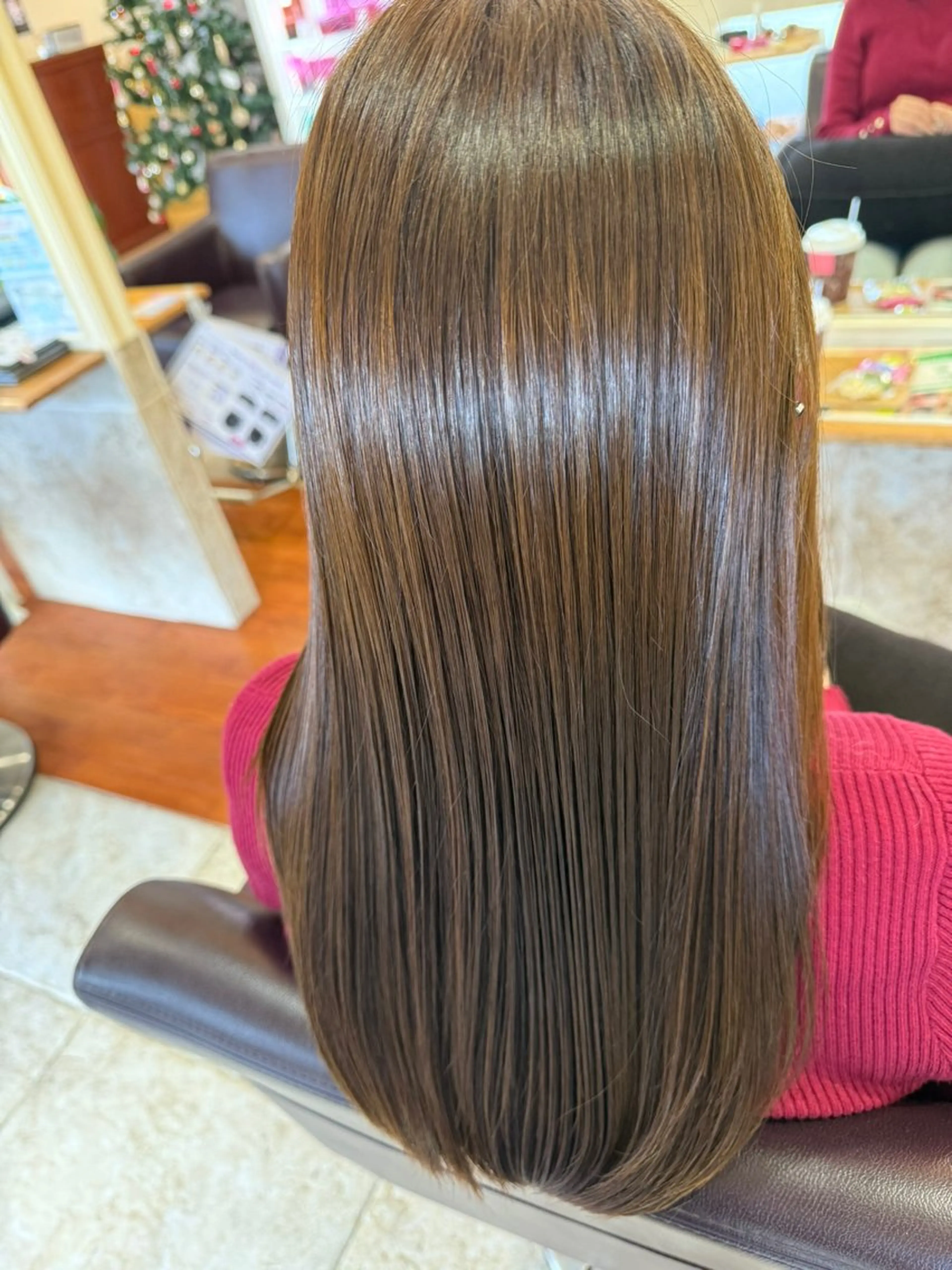 ロング 縮毛矯正 トリートメント VENIRE古川店所属・端野七海 縮毛矯正のヘアスタイル