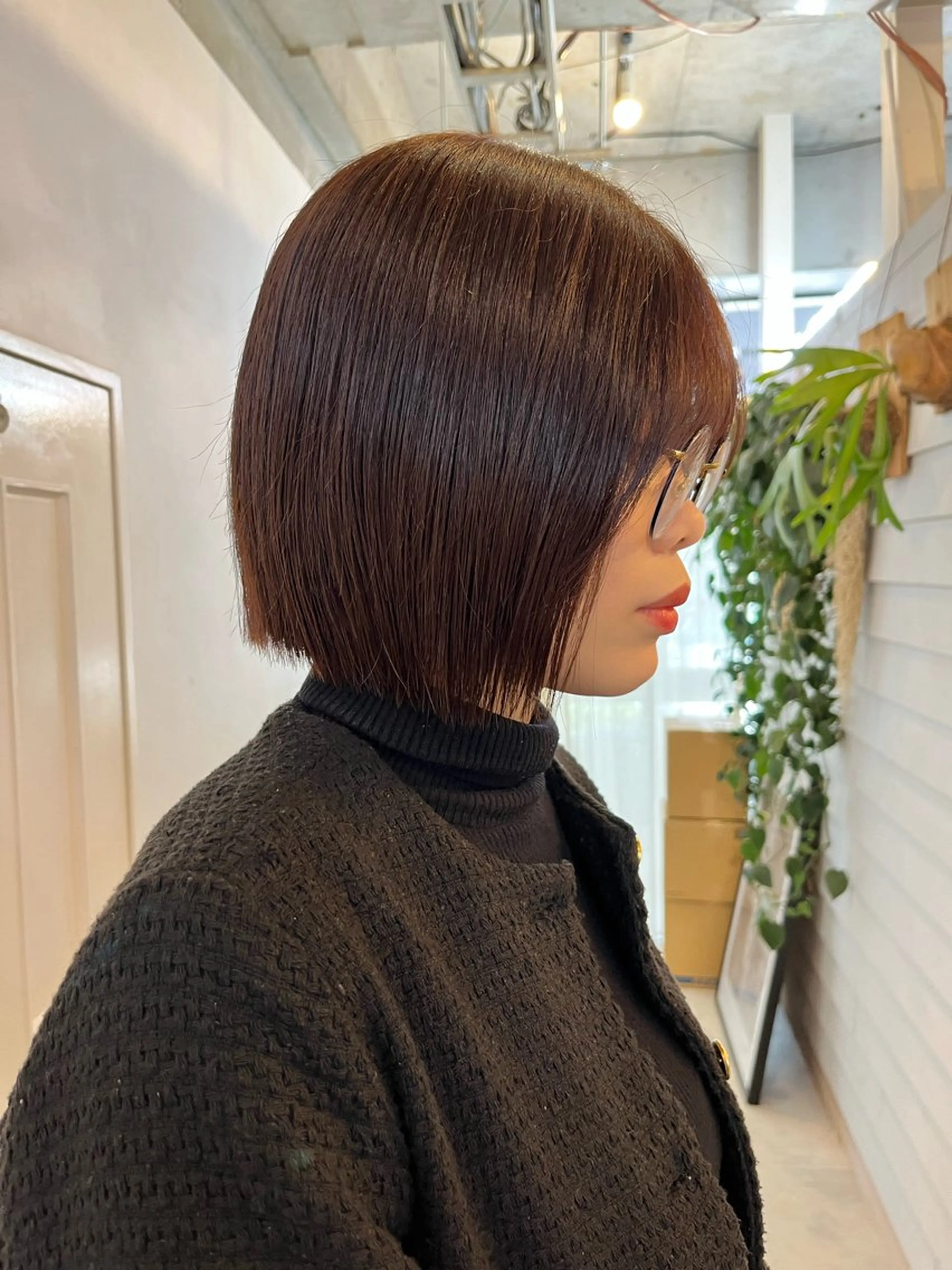 ショート カラー 柔らかいヘアカラー 大成のヘアスタイル