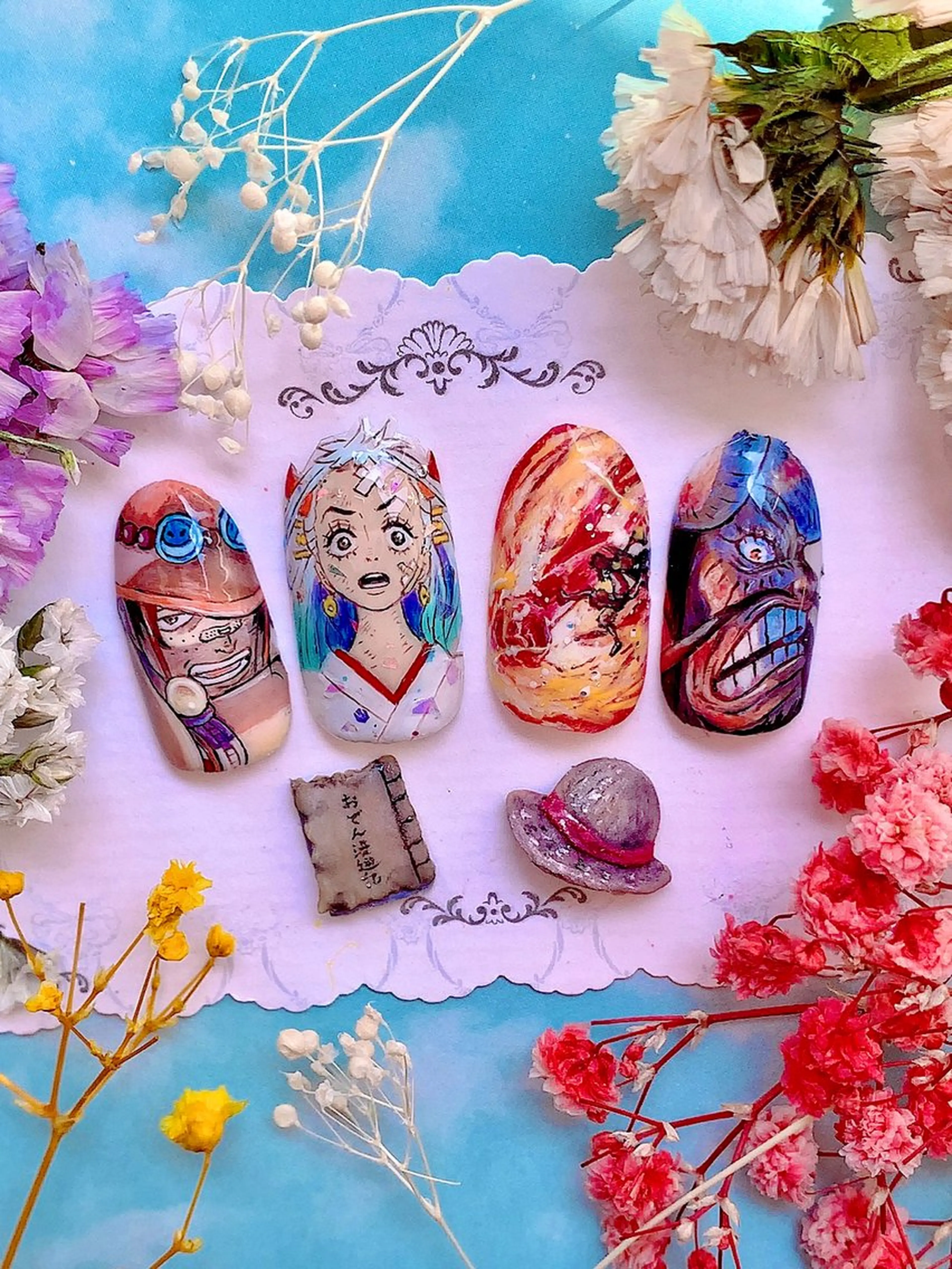 ネイル アートネイル シェアサロンLei.g(レイジー)所属・3Dアートネイル💗 都築レナのネイルデザイン