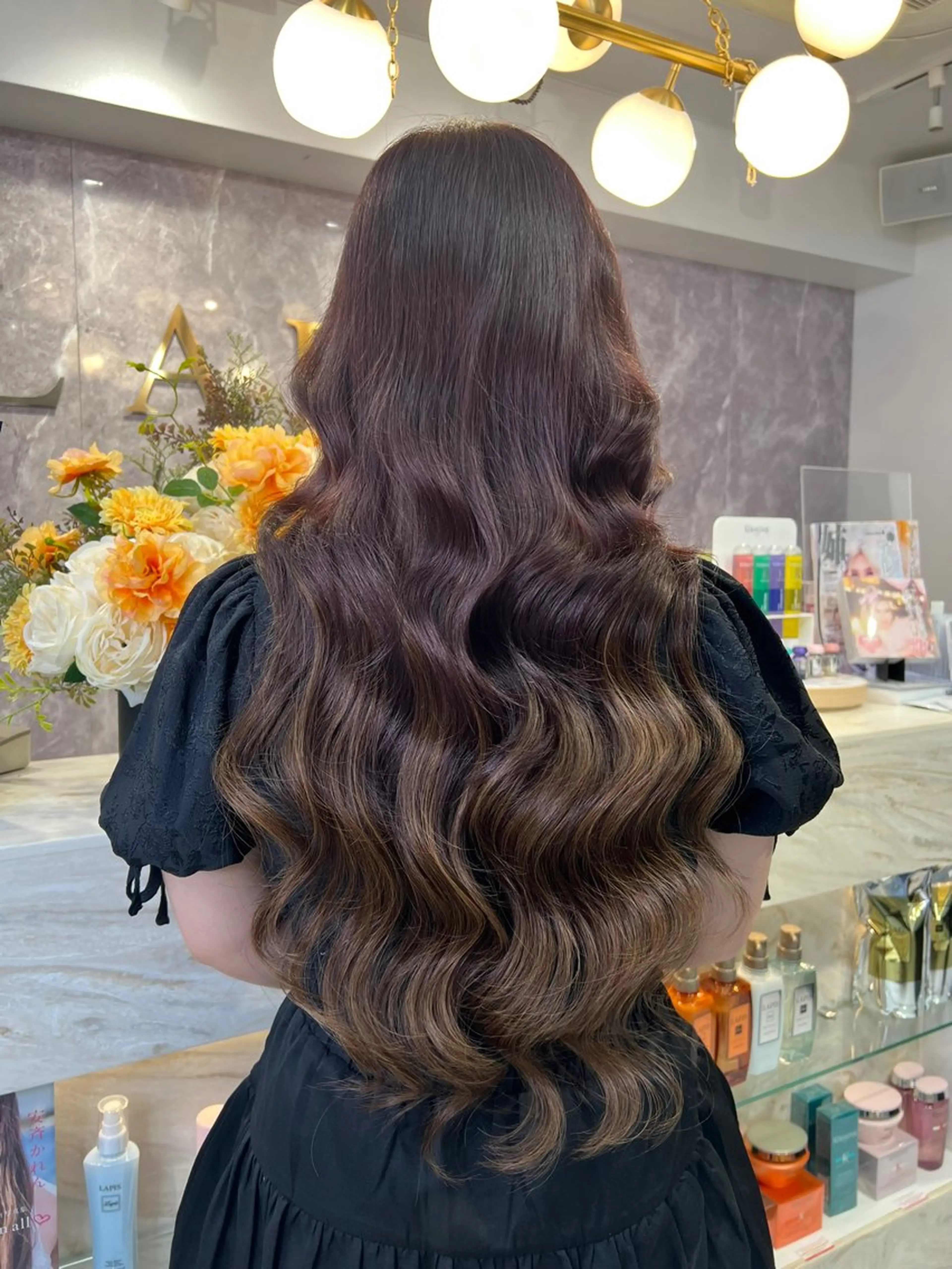 ロング カラー シールエクステ ベージュカラー ブリーチ ケアブリーチ 透明感カラー ヘアカラー ハイトーン/髪質改善 🌼KASUGA🎀のヘアスタイル