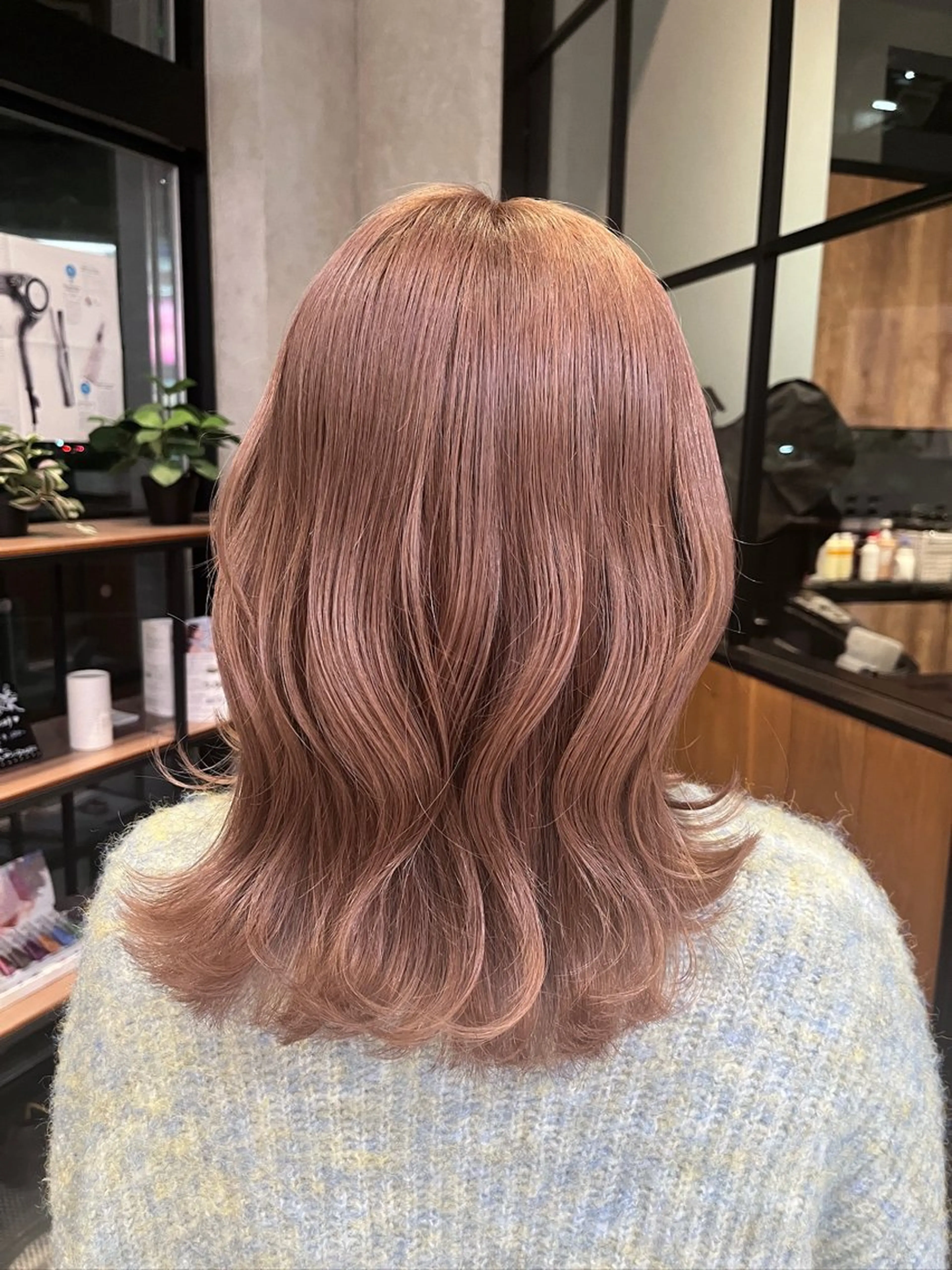 ミディアム カラー yuuri🎀/大宮 /韓国ヘア/レイヤーのヘアスタイル