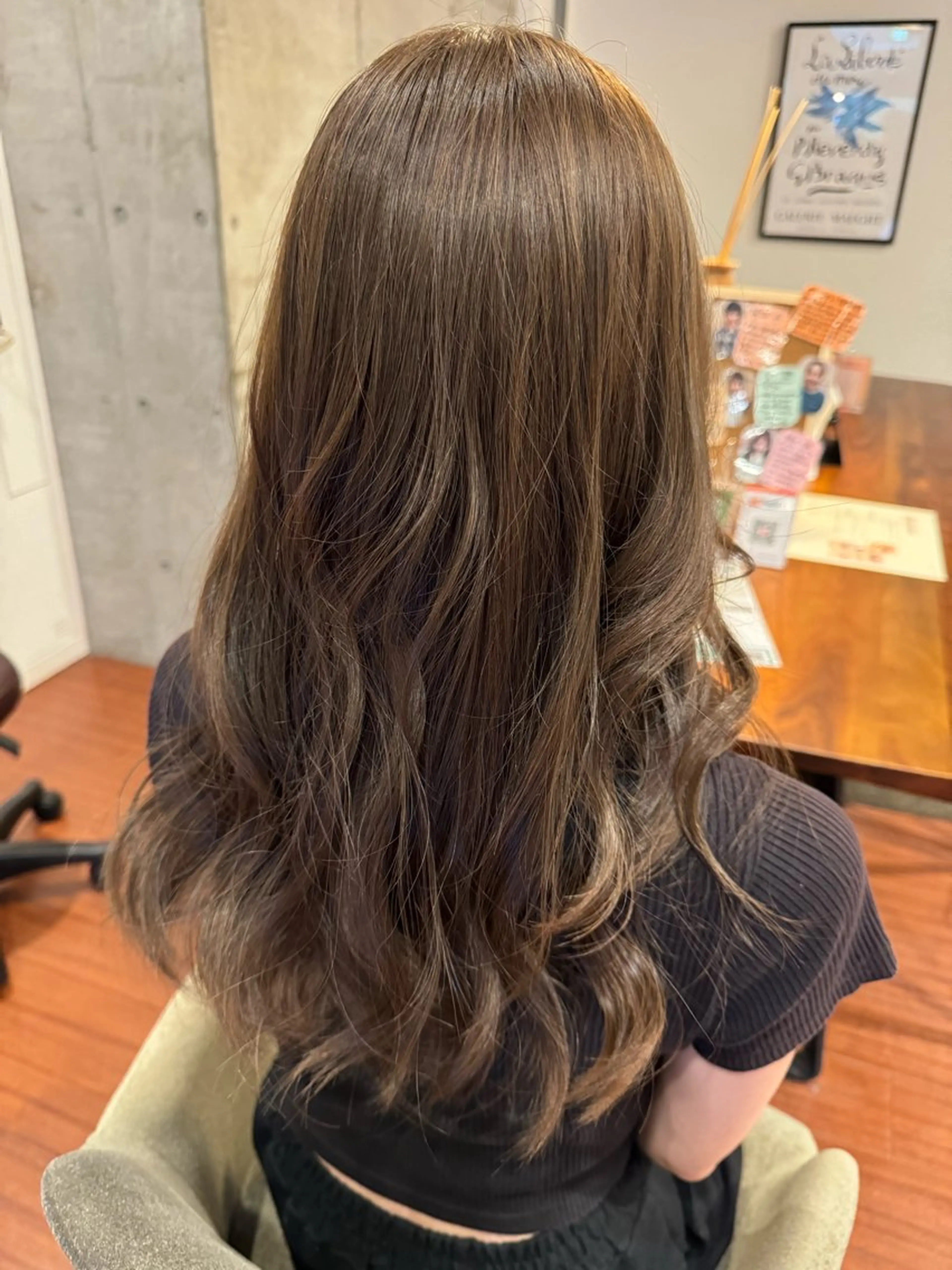 ロング カラー カット ヘアカラー トリートメント AVANCE.光明池所属・megumi ⭐︎のヘアスタイル