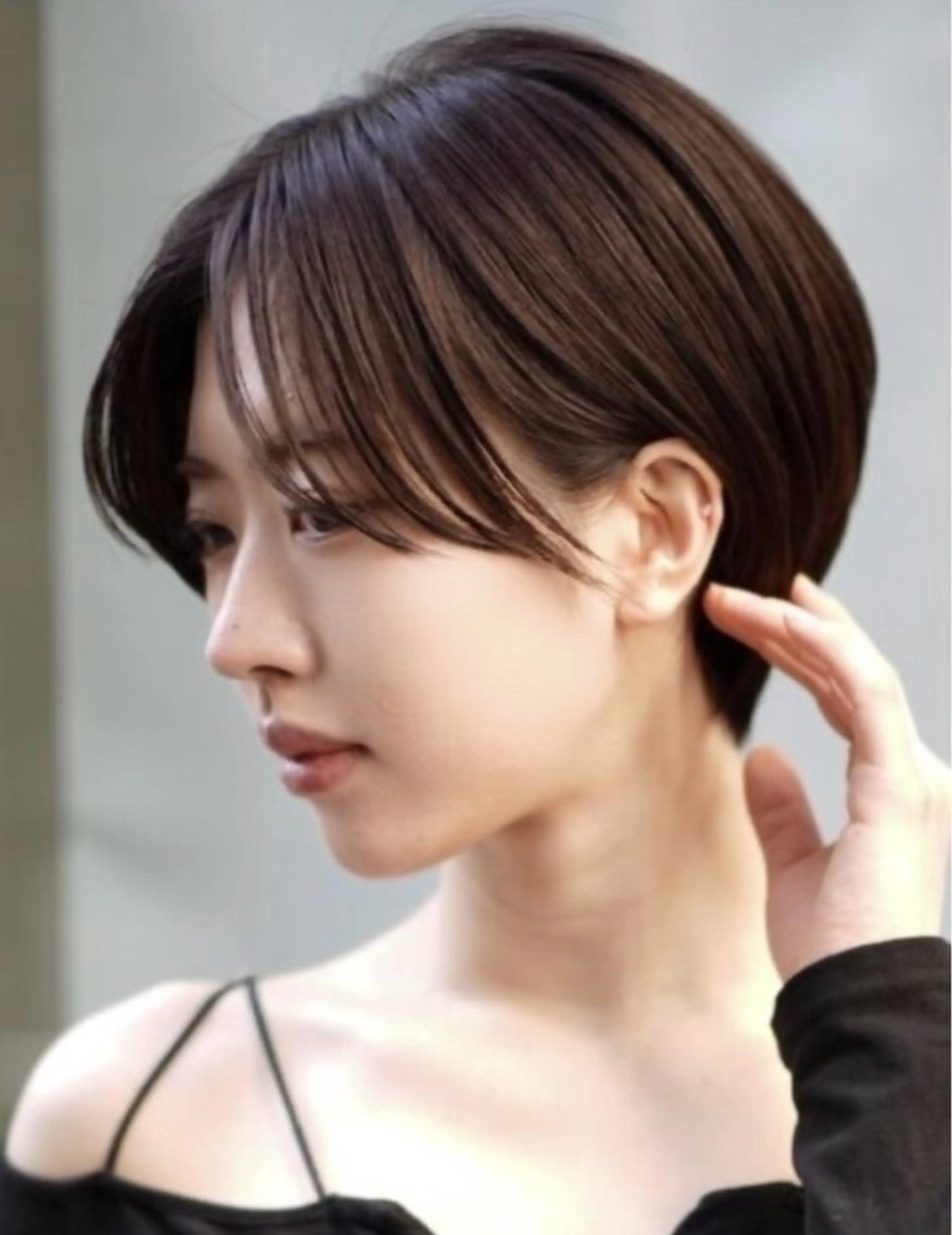 ショート ショートヘア RETOUCH by fifth銀座所属・fifth似合わせ カット岡村優作のヘアスタイル