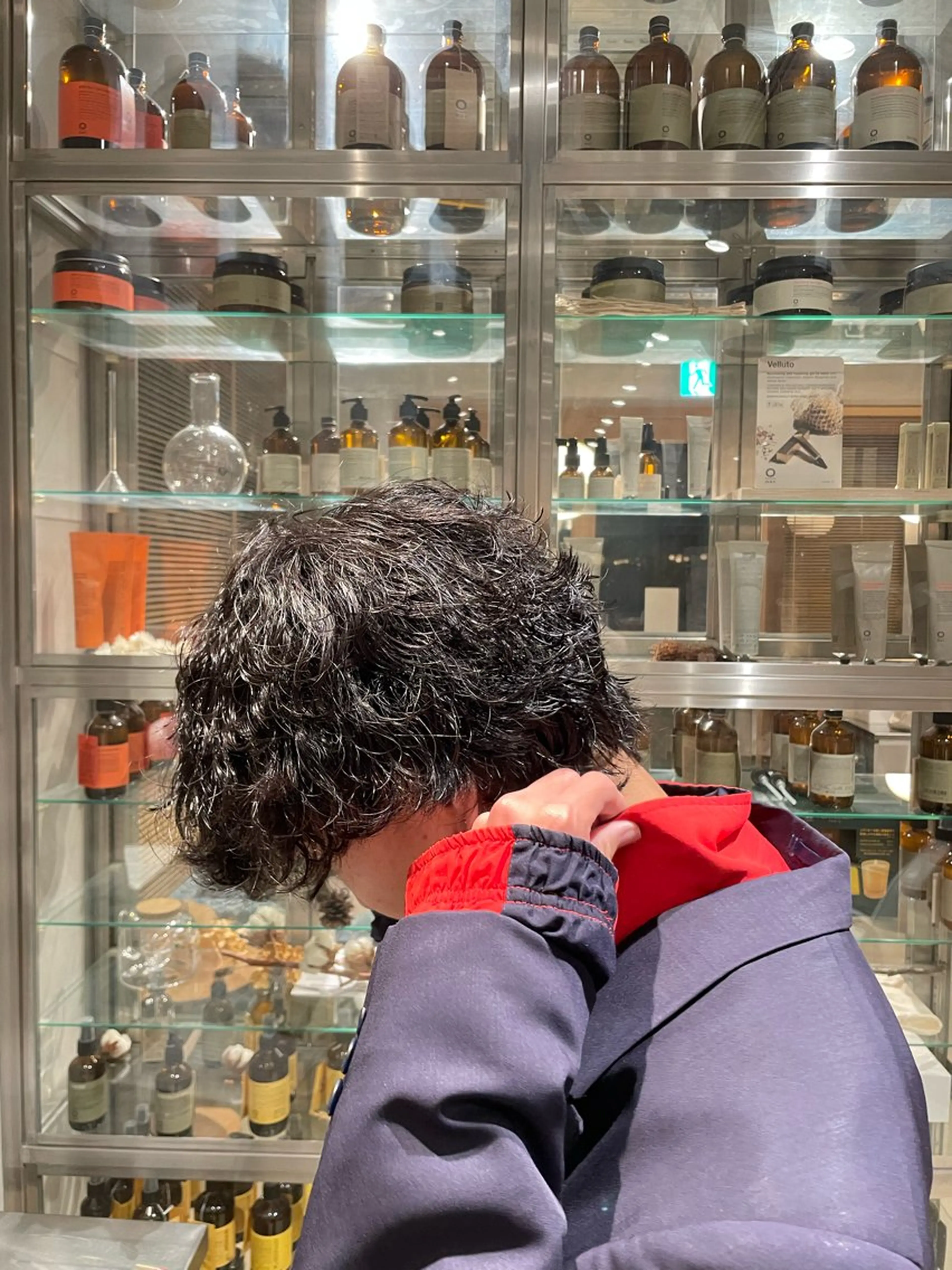 パーマ プードルパーマ 山﨑 心優のヘアスタイル