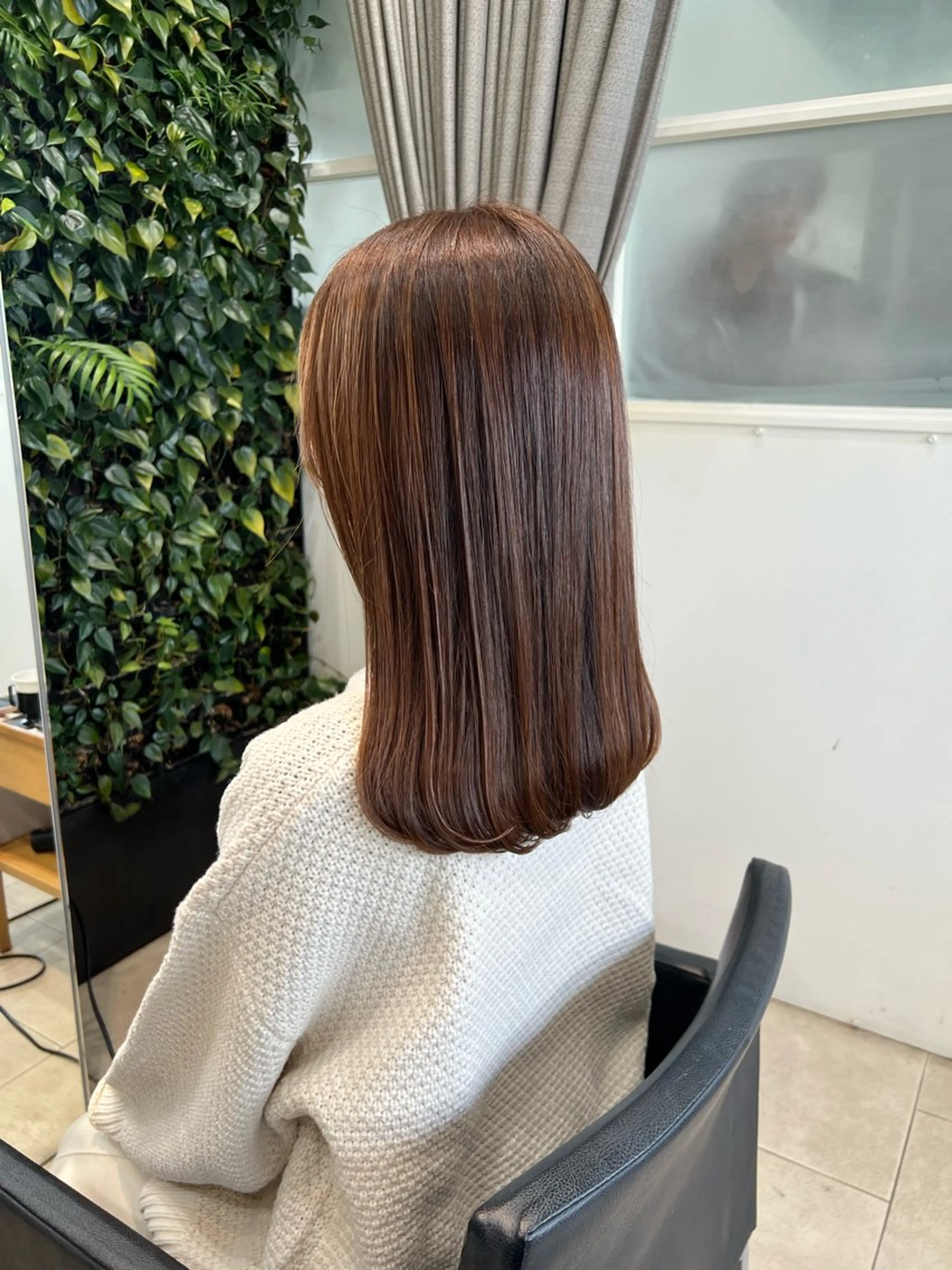 セミロング パーマ 酸性ストレート ストレートパーマ カット 縮毛矯正 🫧Ai/ ロロネー森ノ宮💖のヘアスタイル