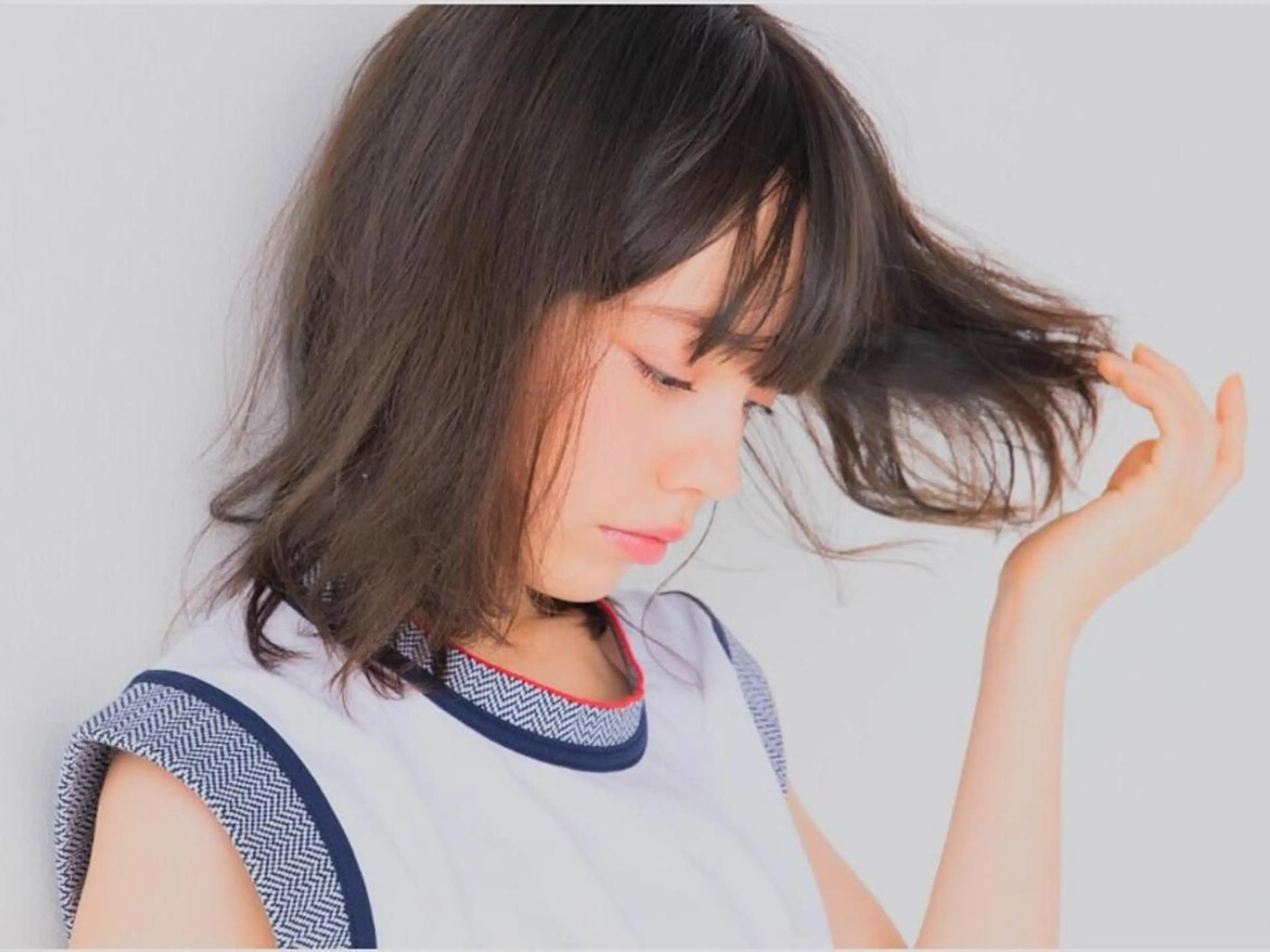 ミディアム カラー バレイヤージュ ブリーチ ダブルカラー グラデーションカラー ハイライトカラー カット ヘアカラー トリートメント memento 斎藤大覚のヘアスタイル