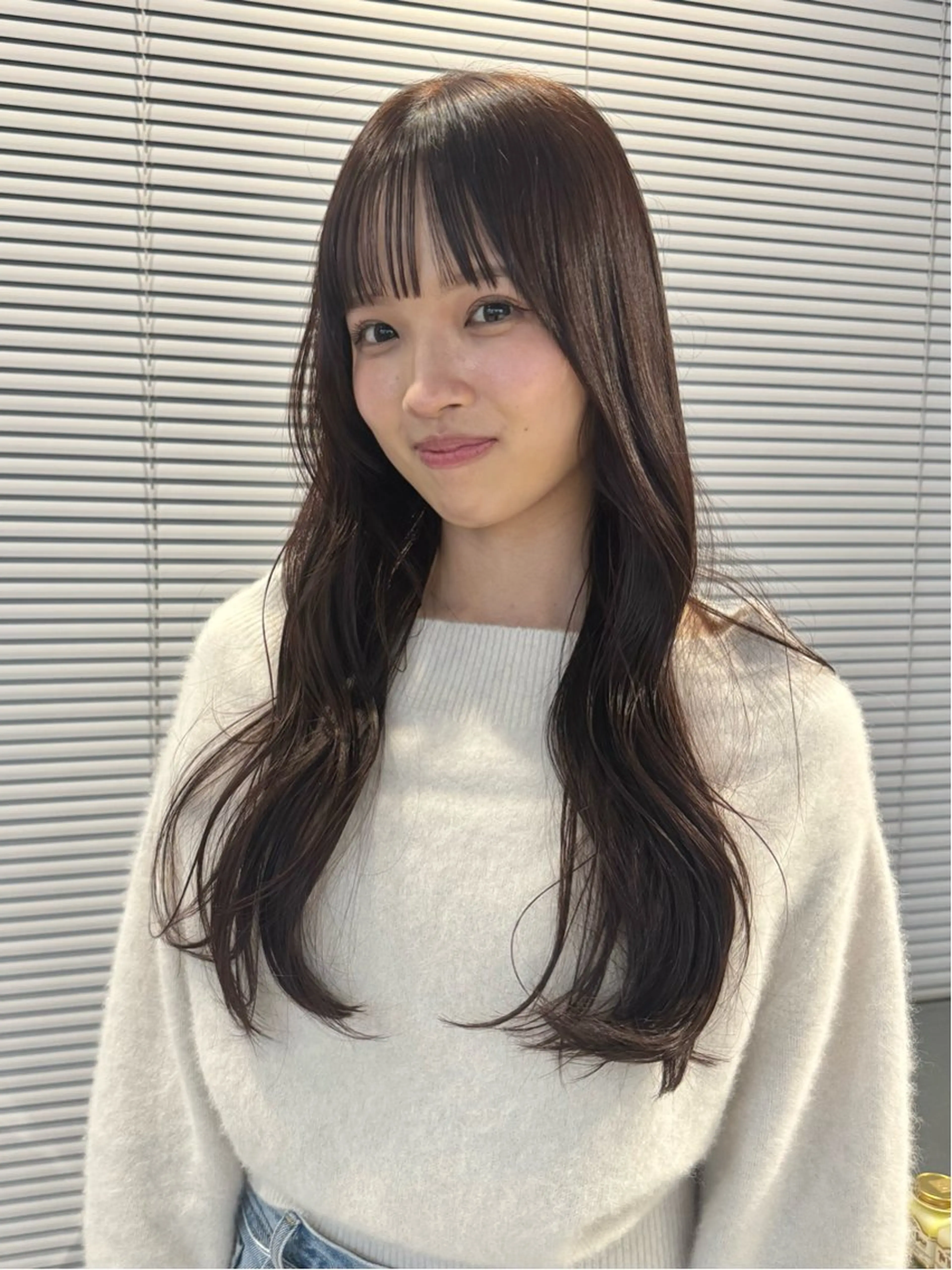 ロング カット ヘアカラー トリートメント 画 kirikaのヘアスタイル