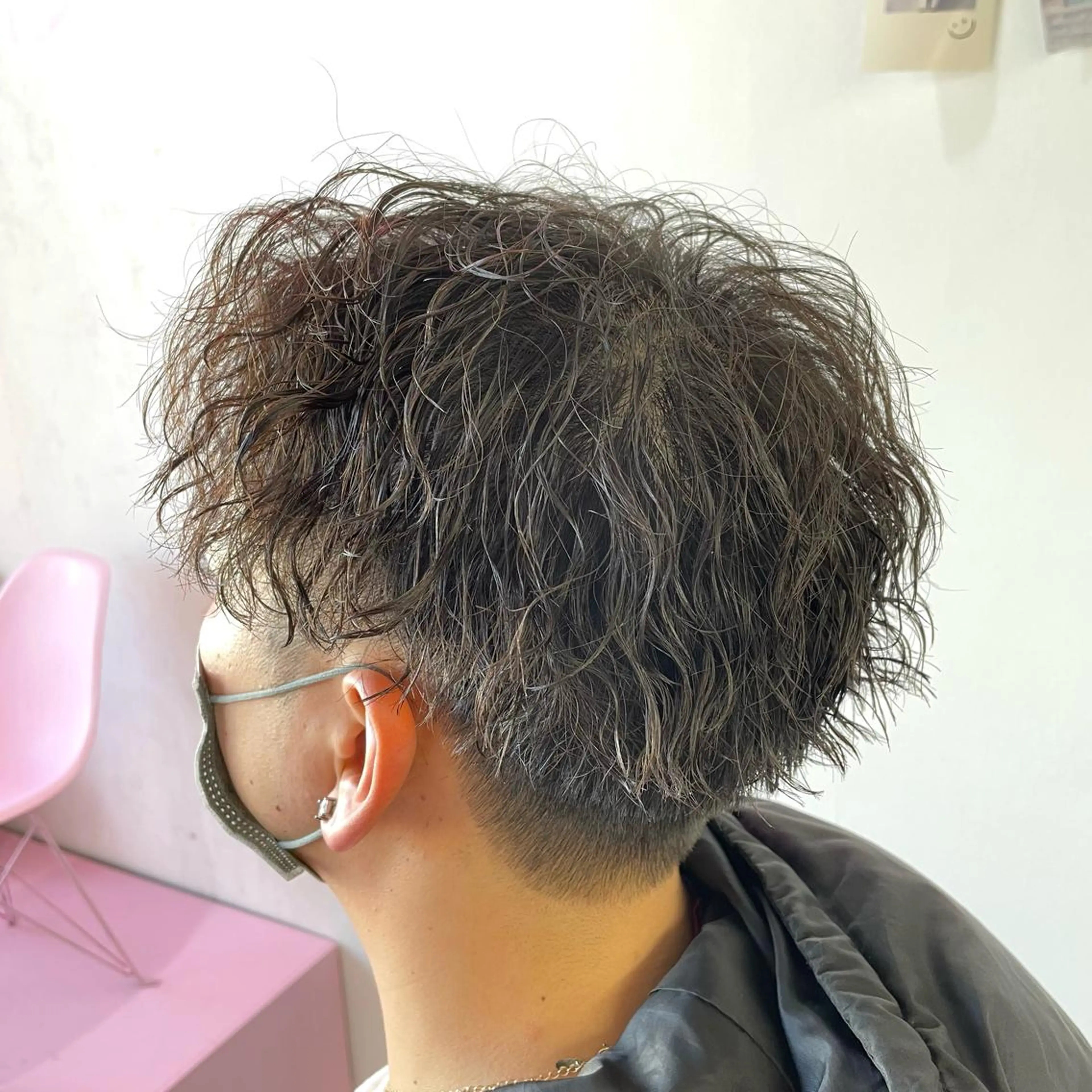 パーマ メンズ メンズパーマ ツイストスパイラルパーマ スパイラルパーマ カット ヘアカラー パーマ ブリーチ/メンズ /パーマ/福島 千颯のヘアスタイル