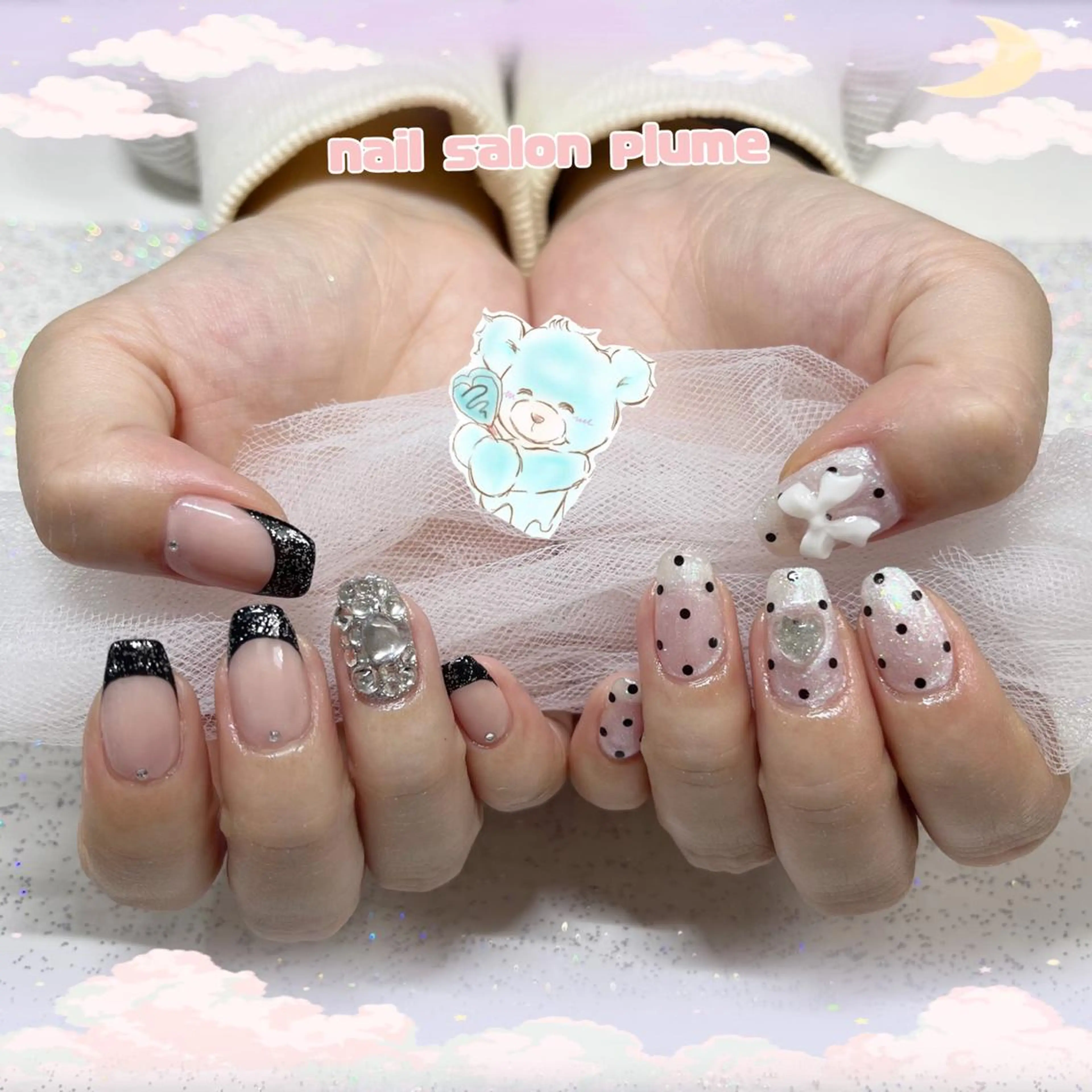 ネイル ハンドネイル plume nail ☆韓国ネイルのネイルデザイン