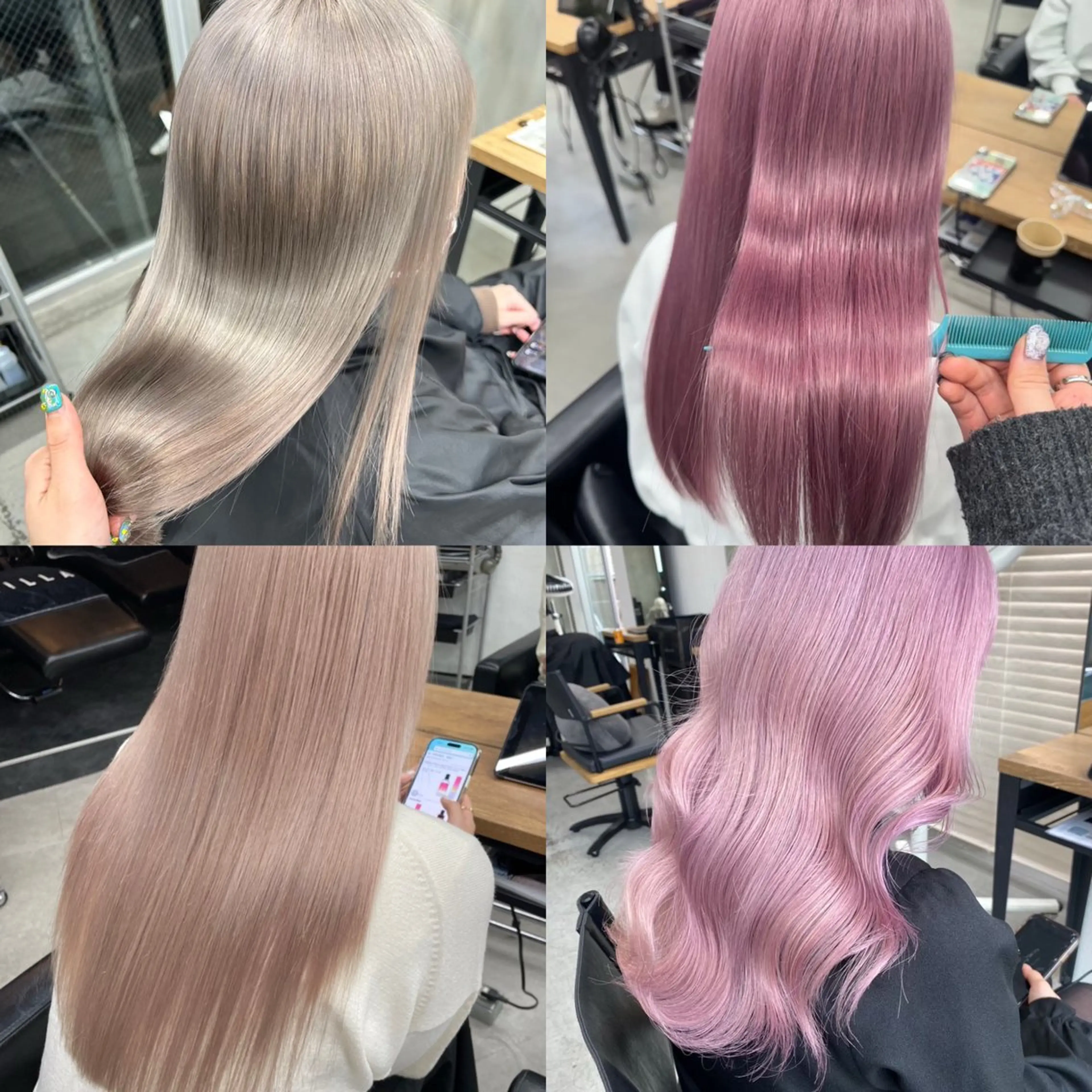 ロング カラー ヘアカラー hinata/ ハイトーンカラー🪽のヘアスタイル